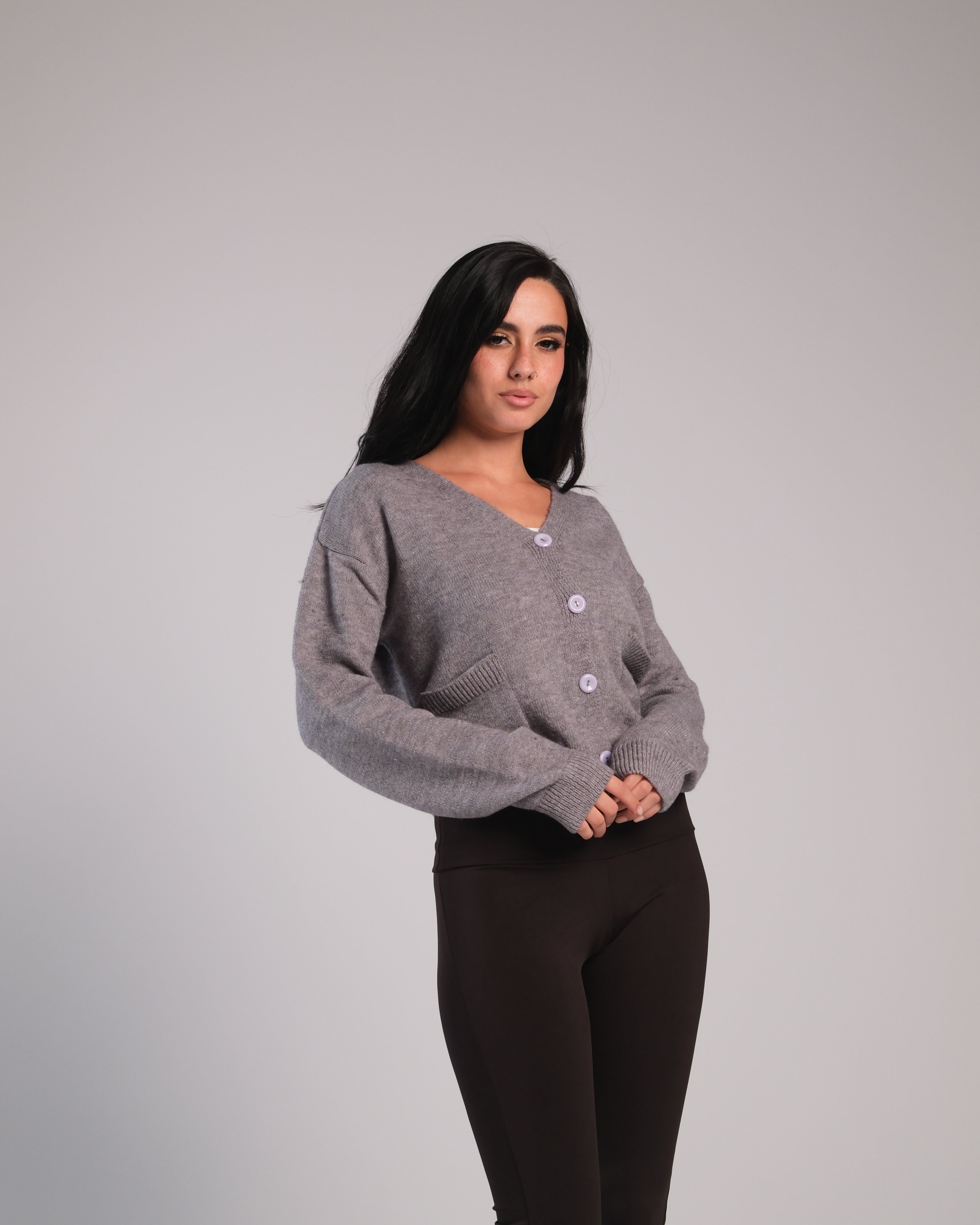 Button Knit Cardigan
