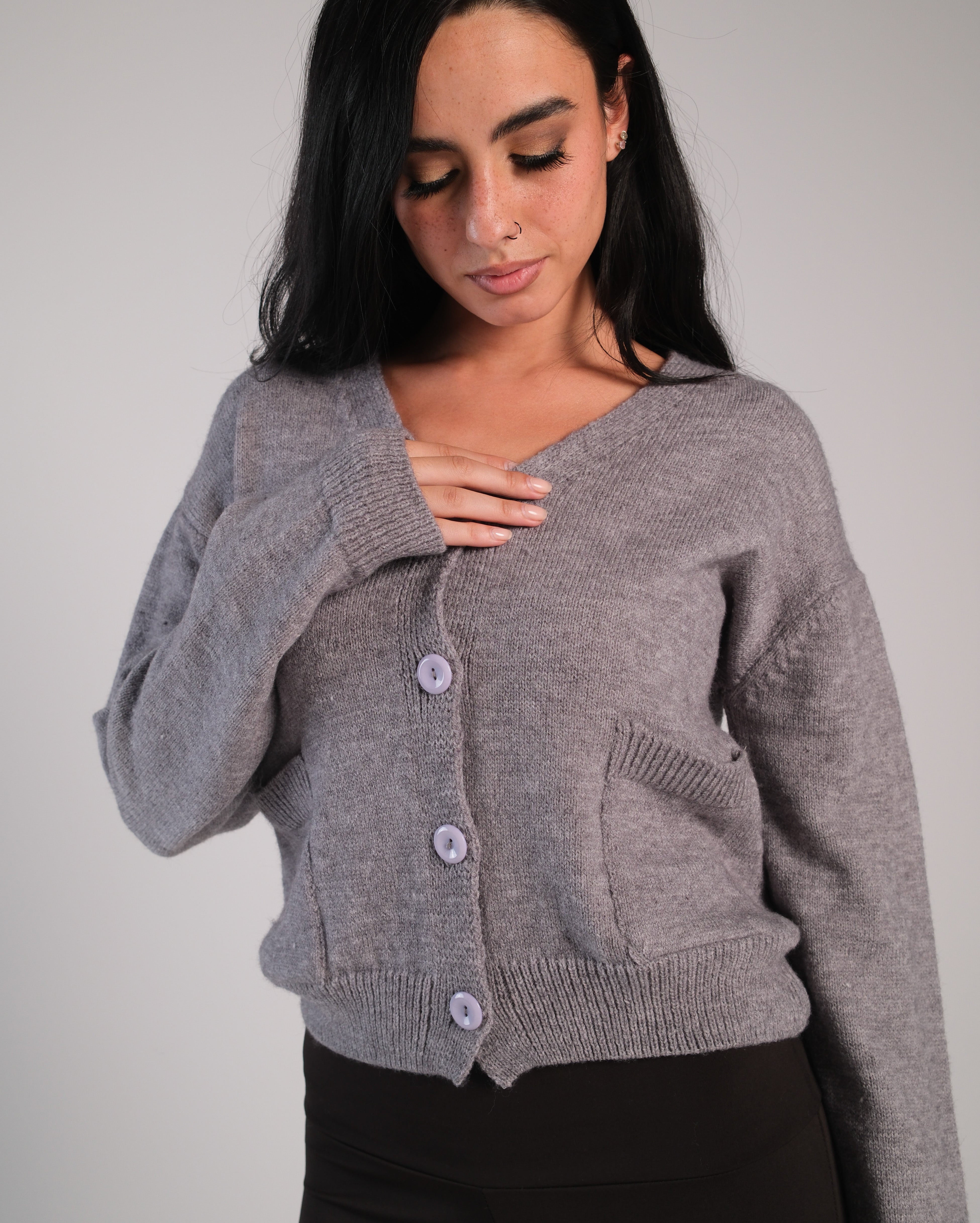 Button Knit Cardigan