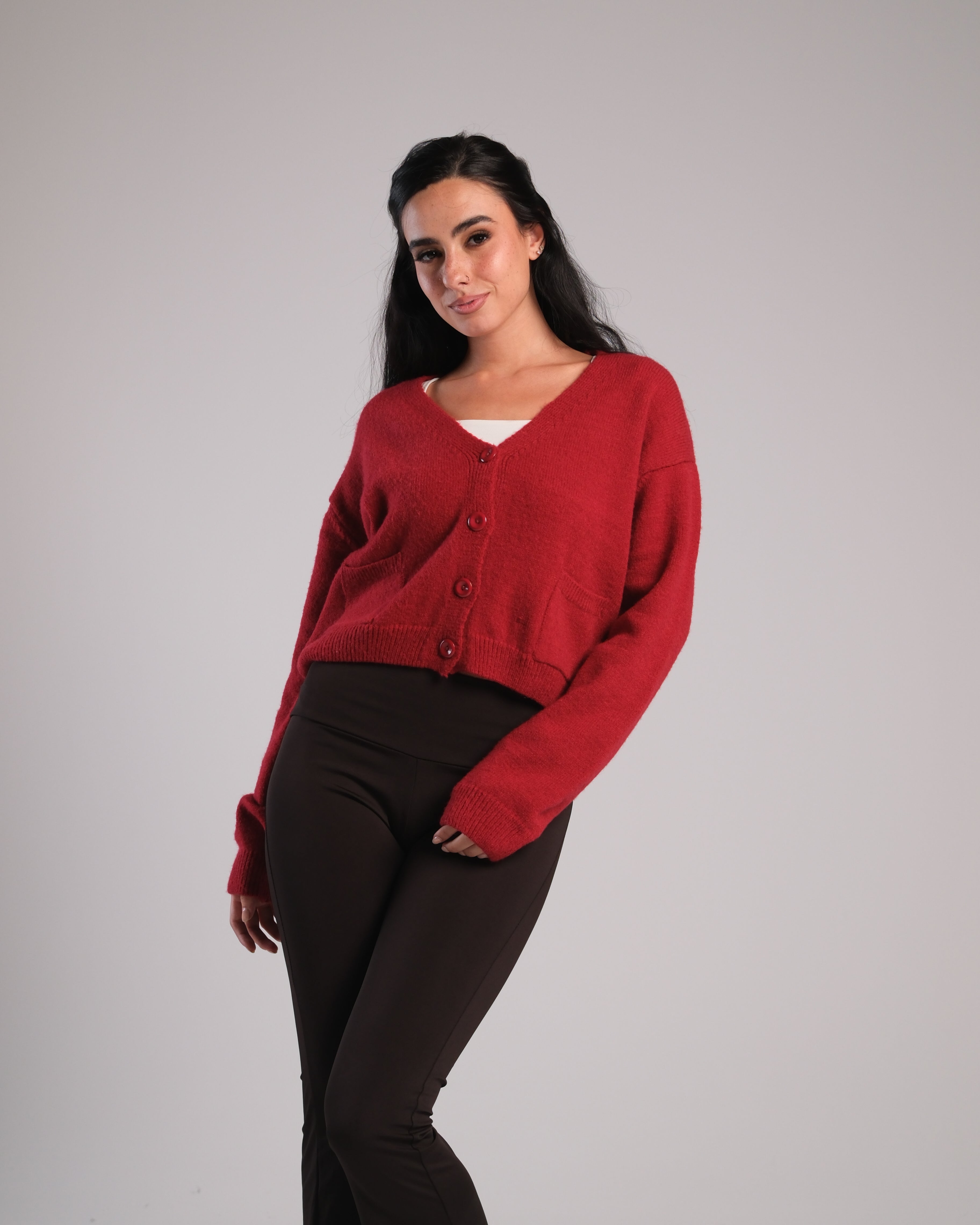 Button Knit Cardigan