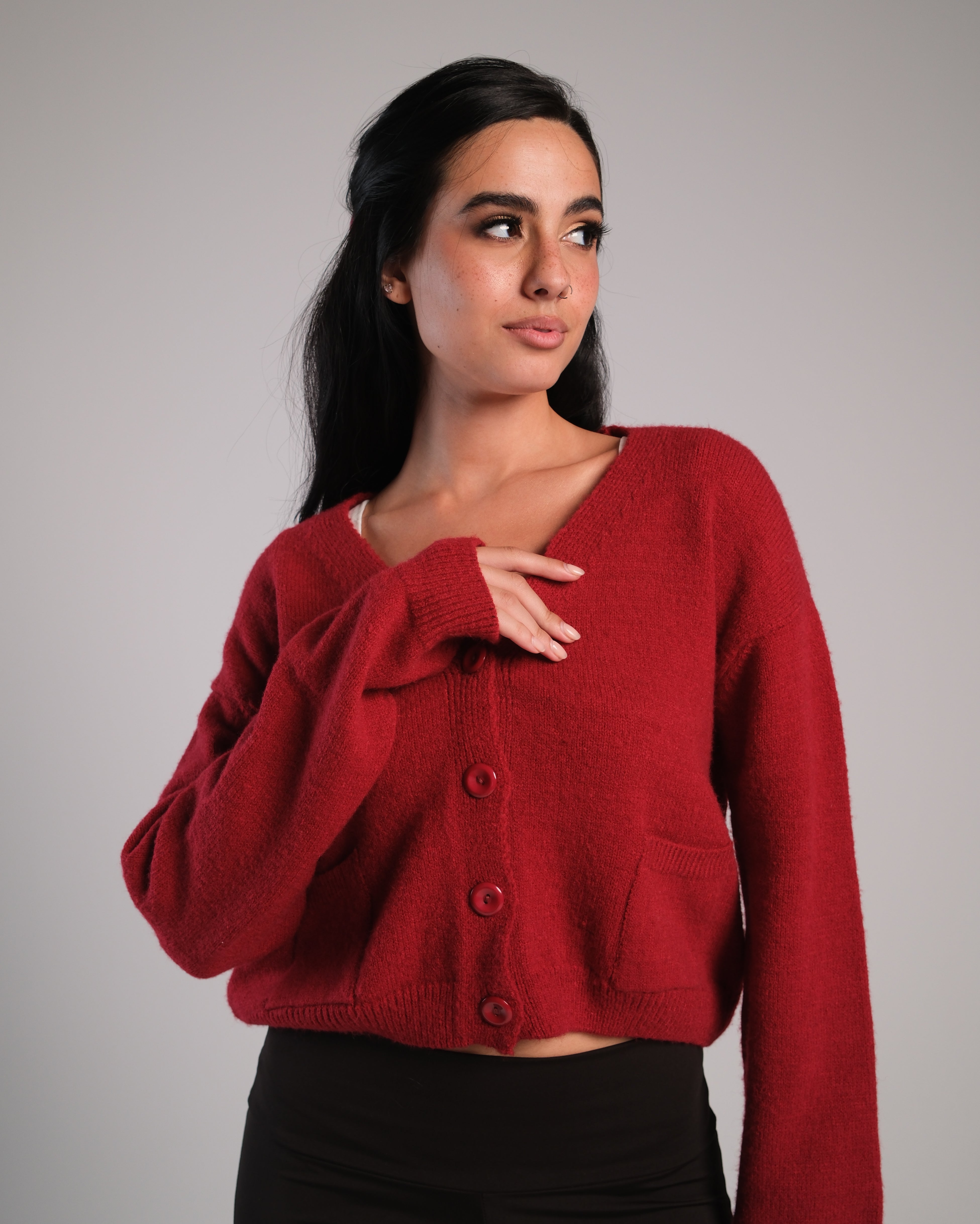 Button Knit Cardigan