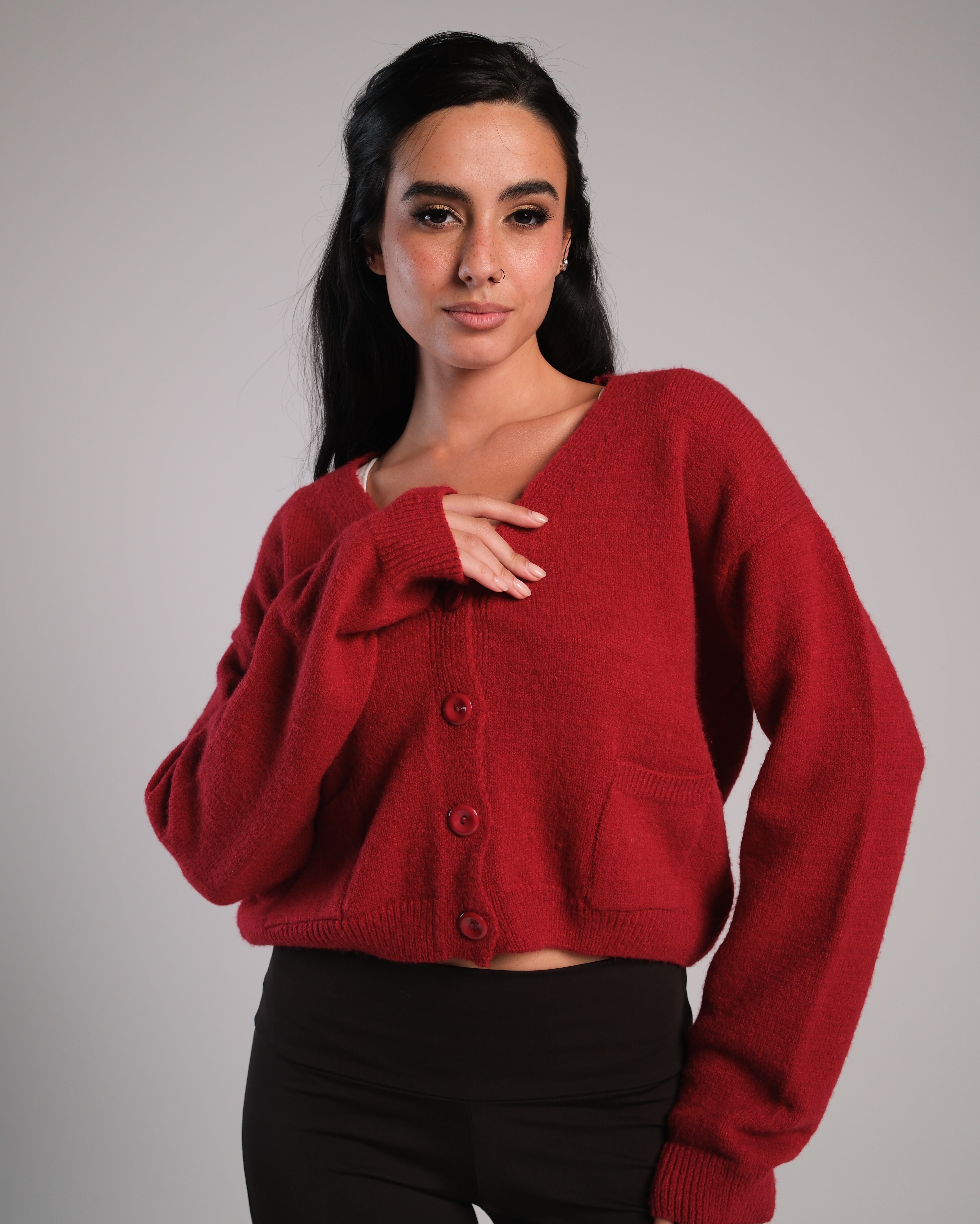Button Knit Cardigan
