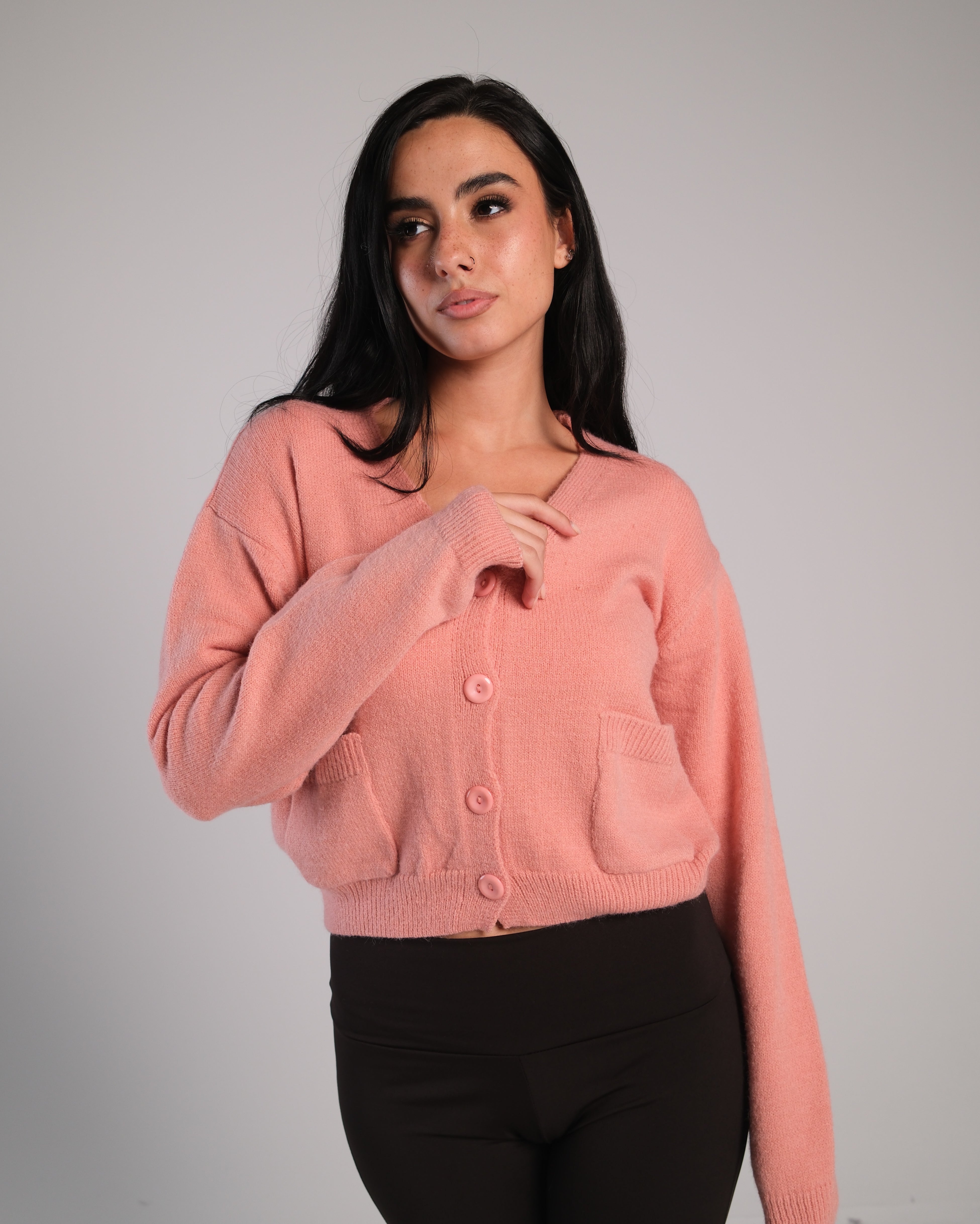 Button Knit Cardigan