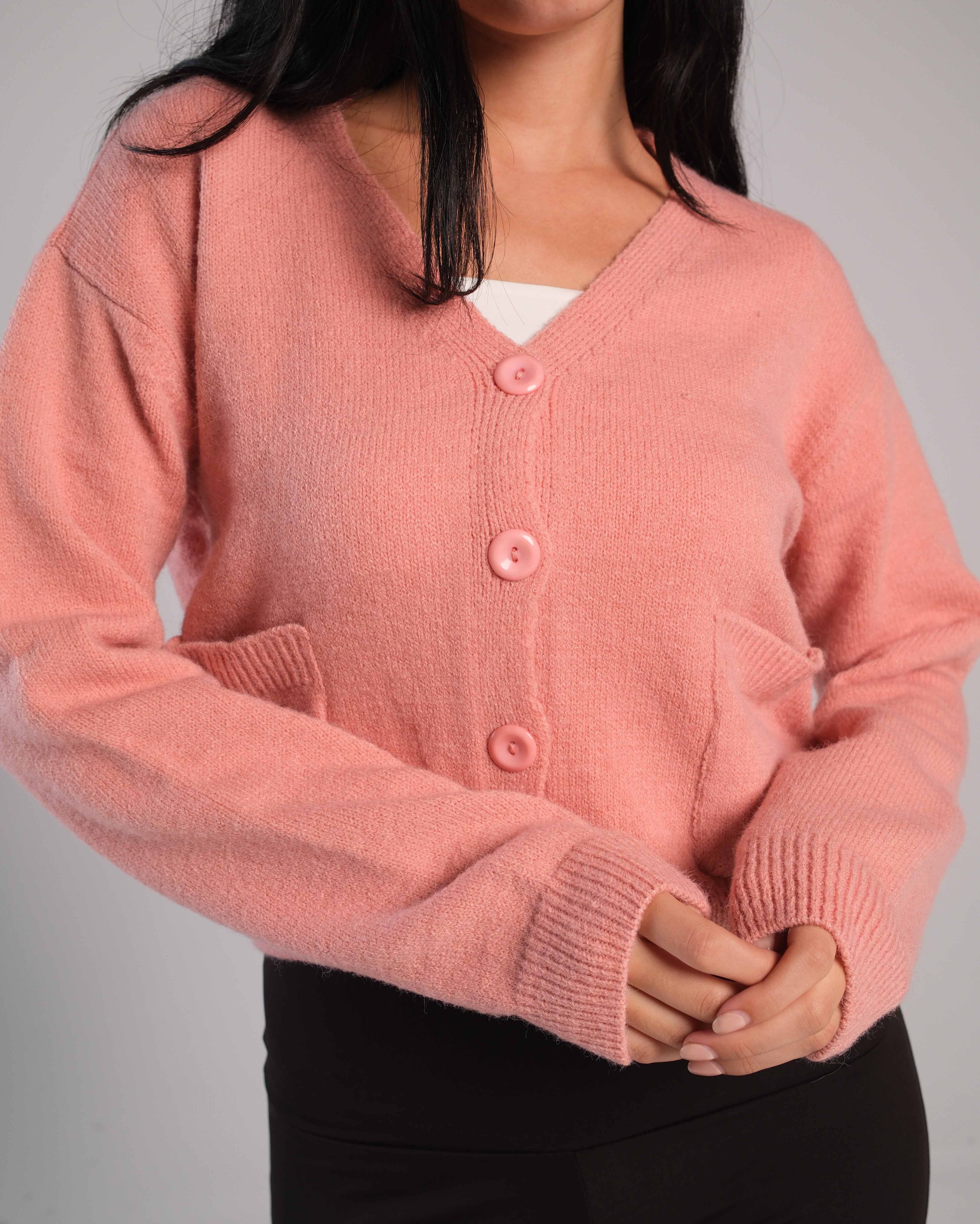 Button Knit Cardigan
