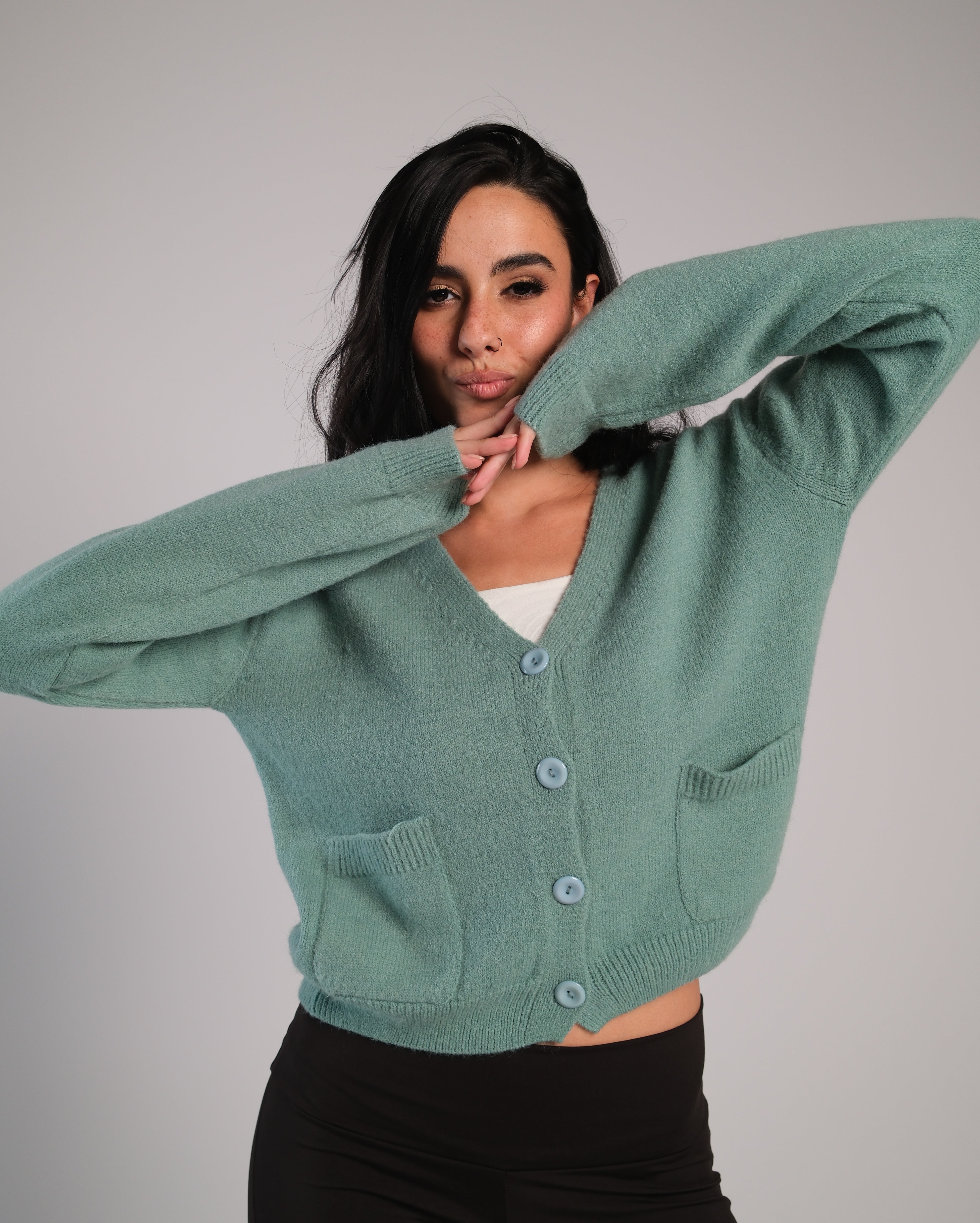 Button Knit Cardigan