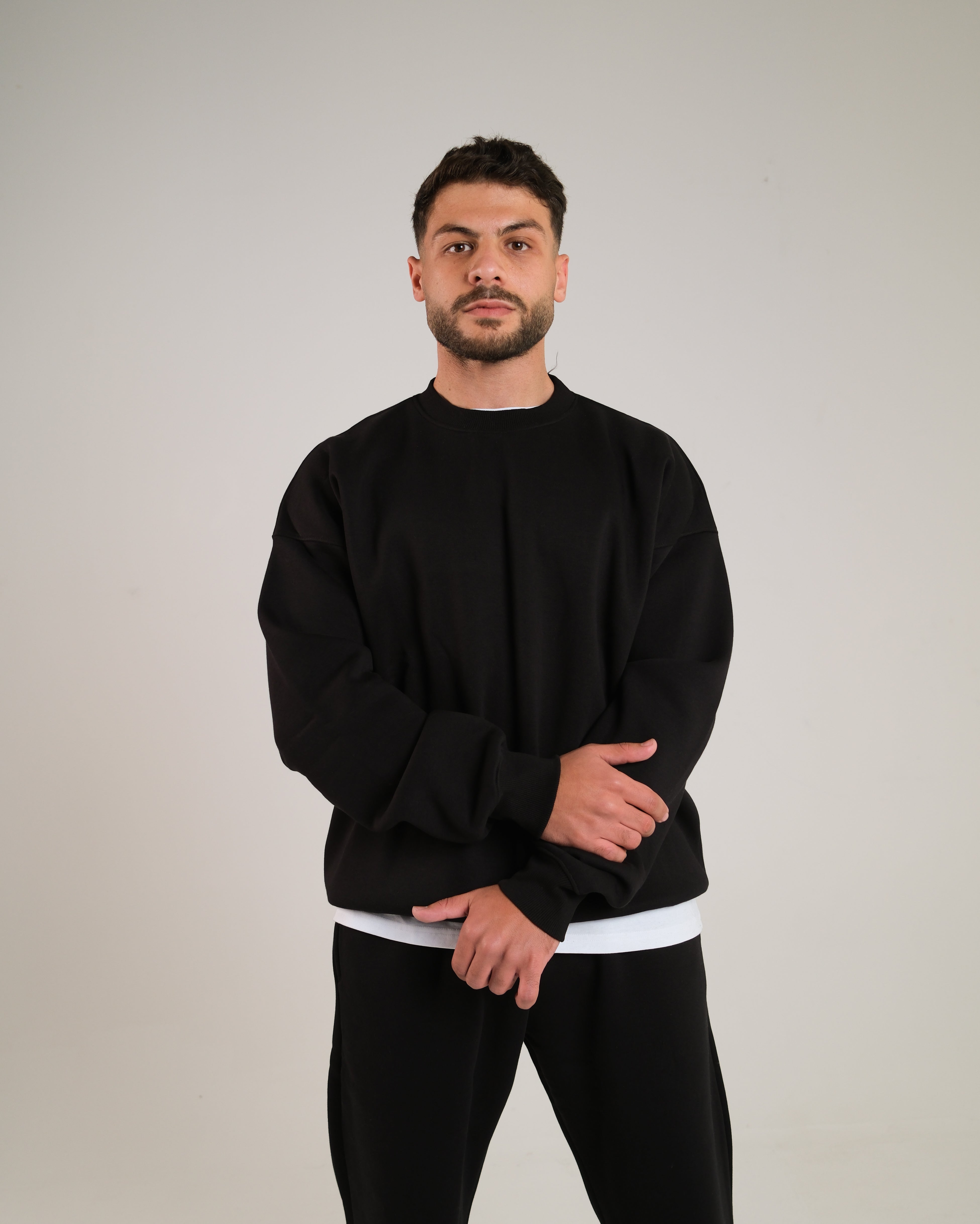 Men Oversized Crewneck