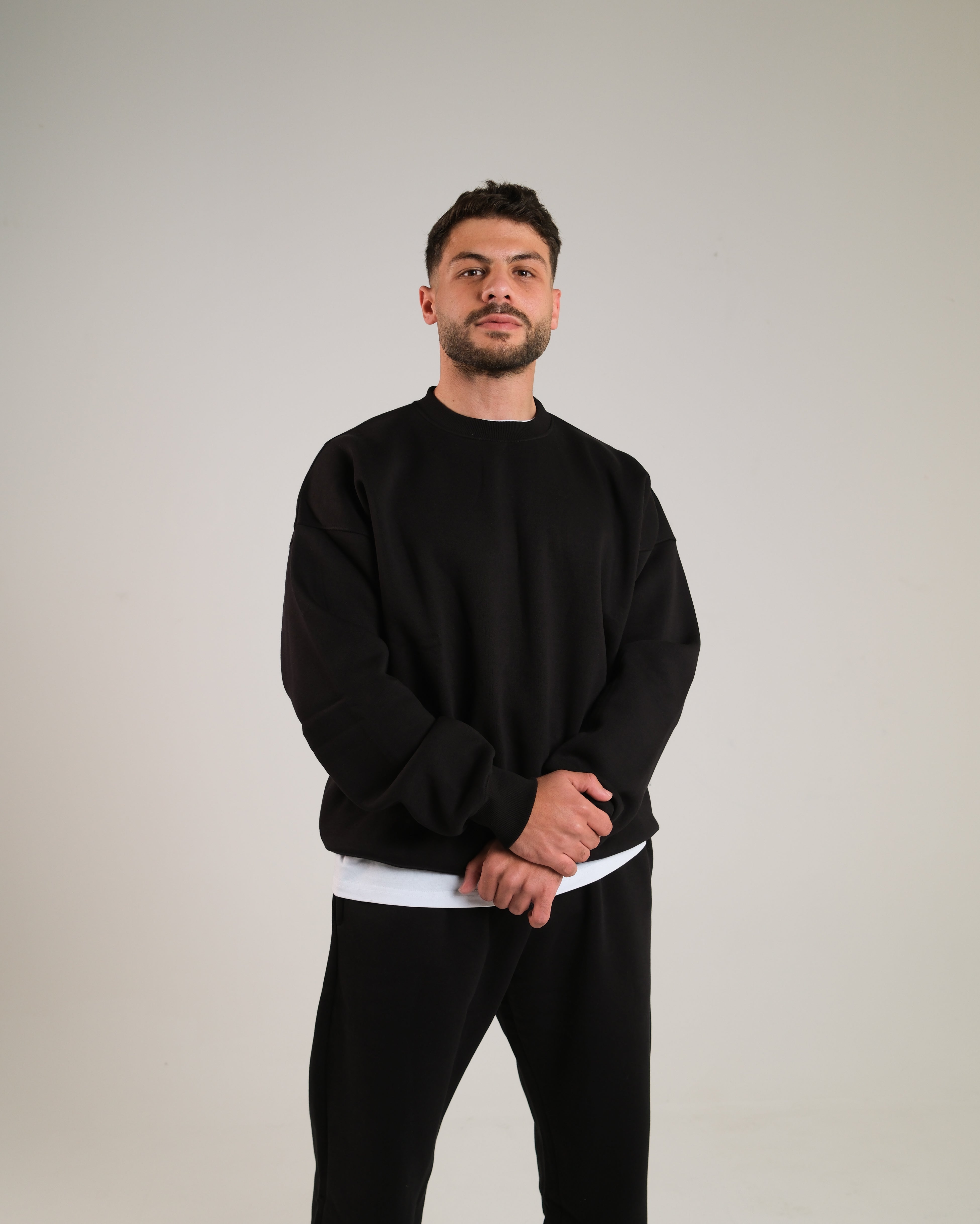 Men Oversized Crewneck