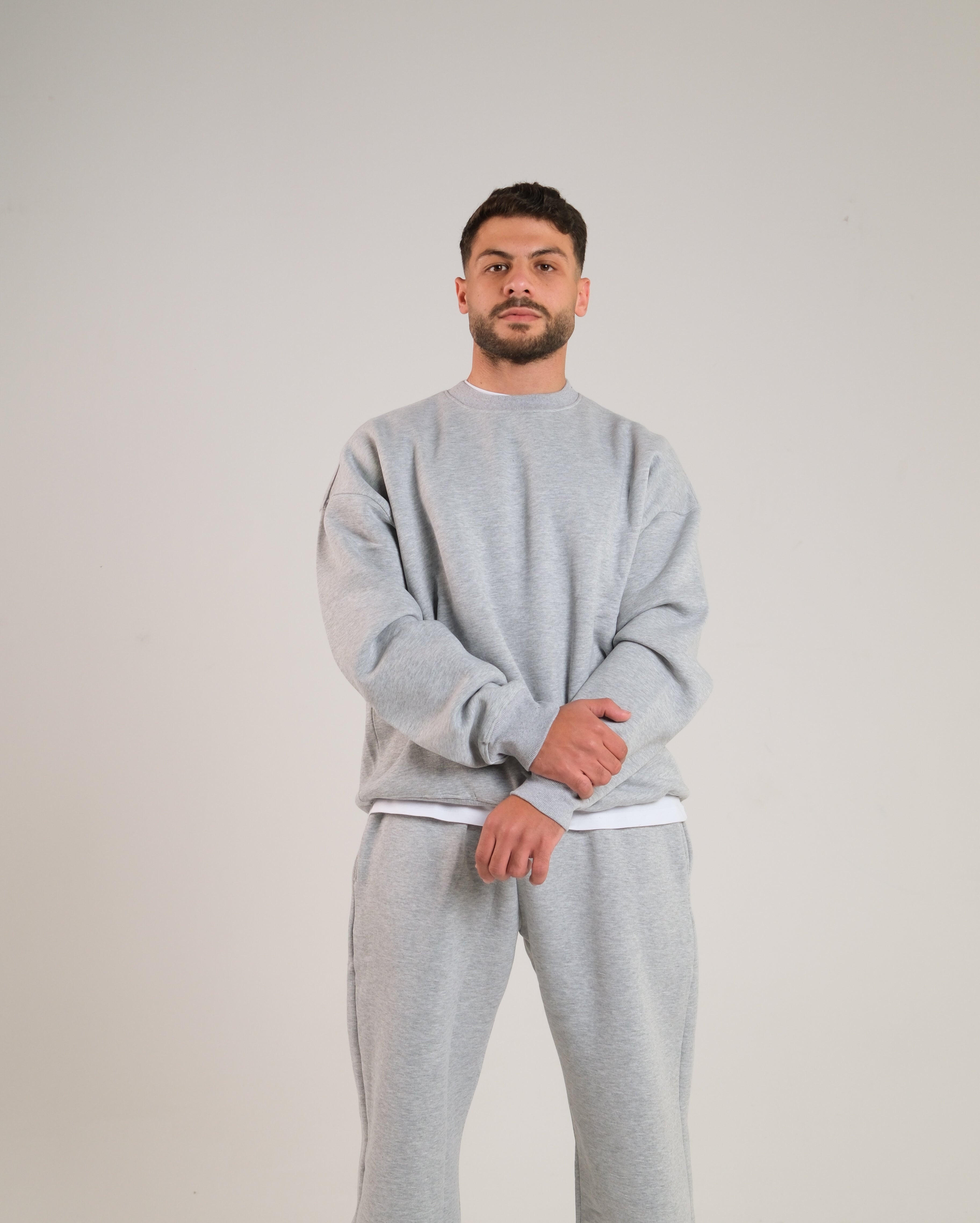 Men Oversized Crewneck