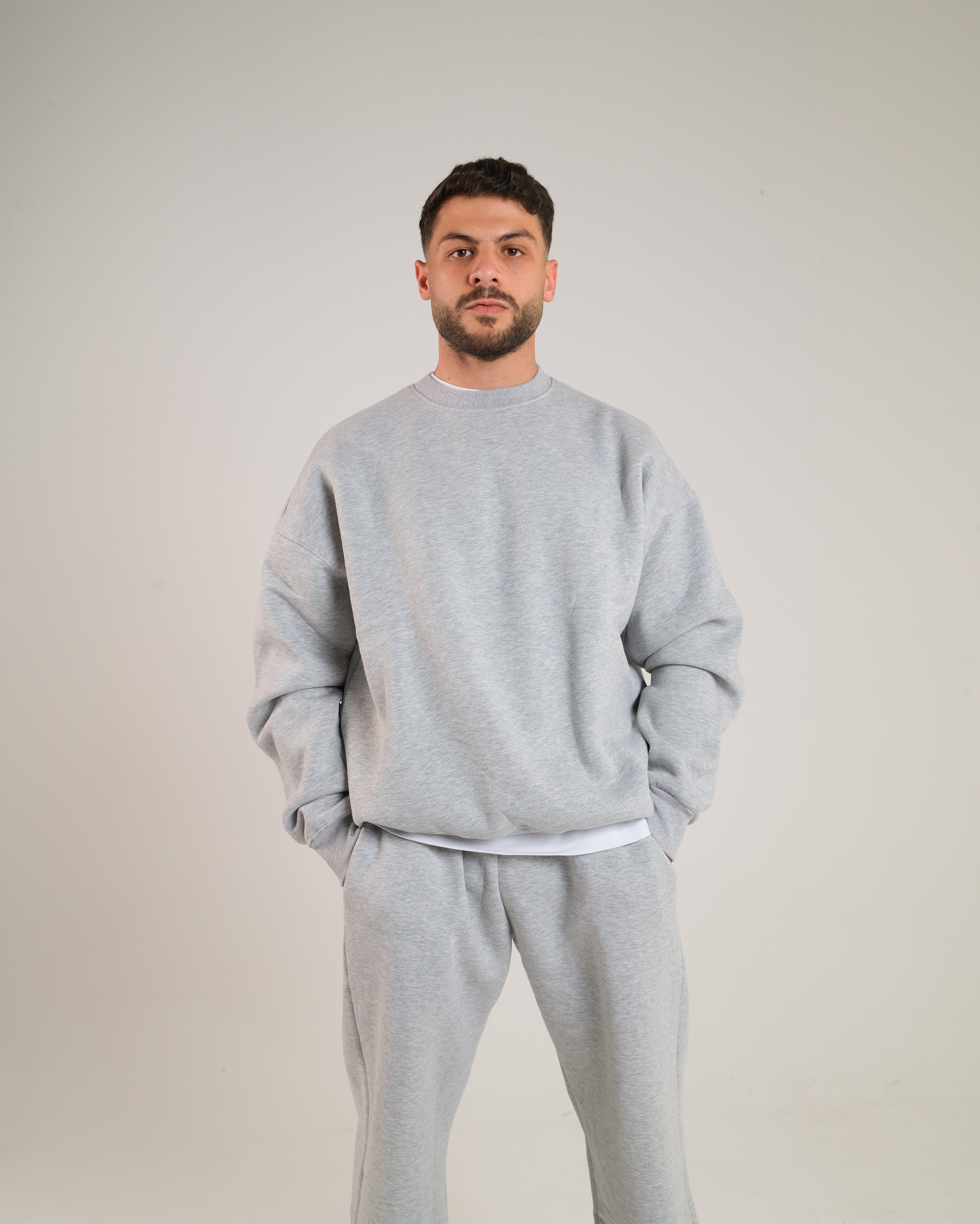 Men Oversized Crewneck