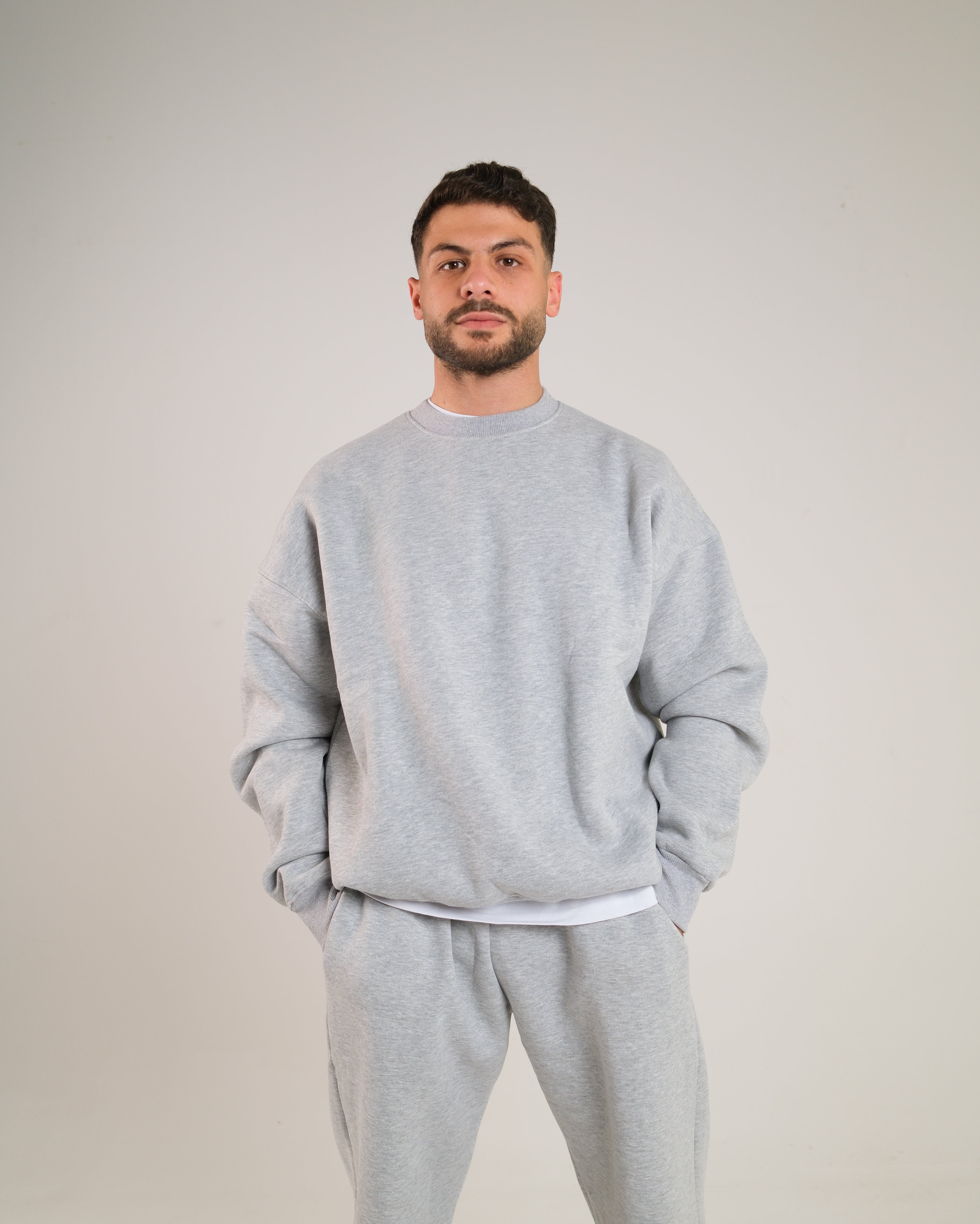 Men Oversized Crewneck