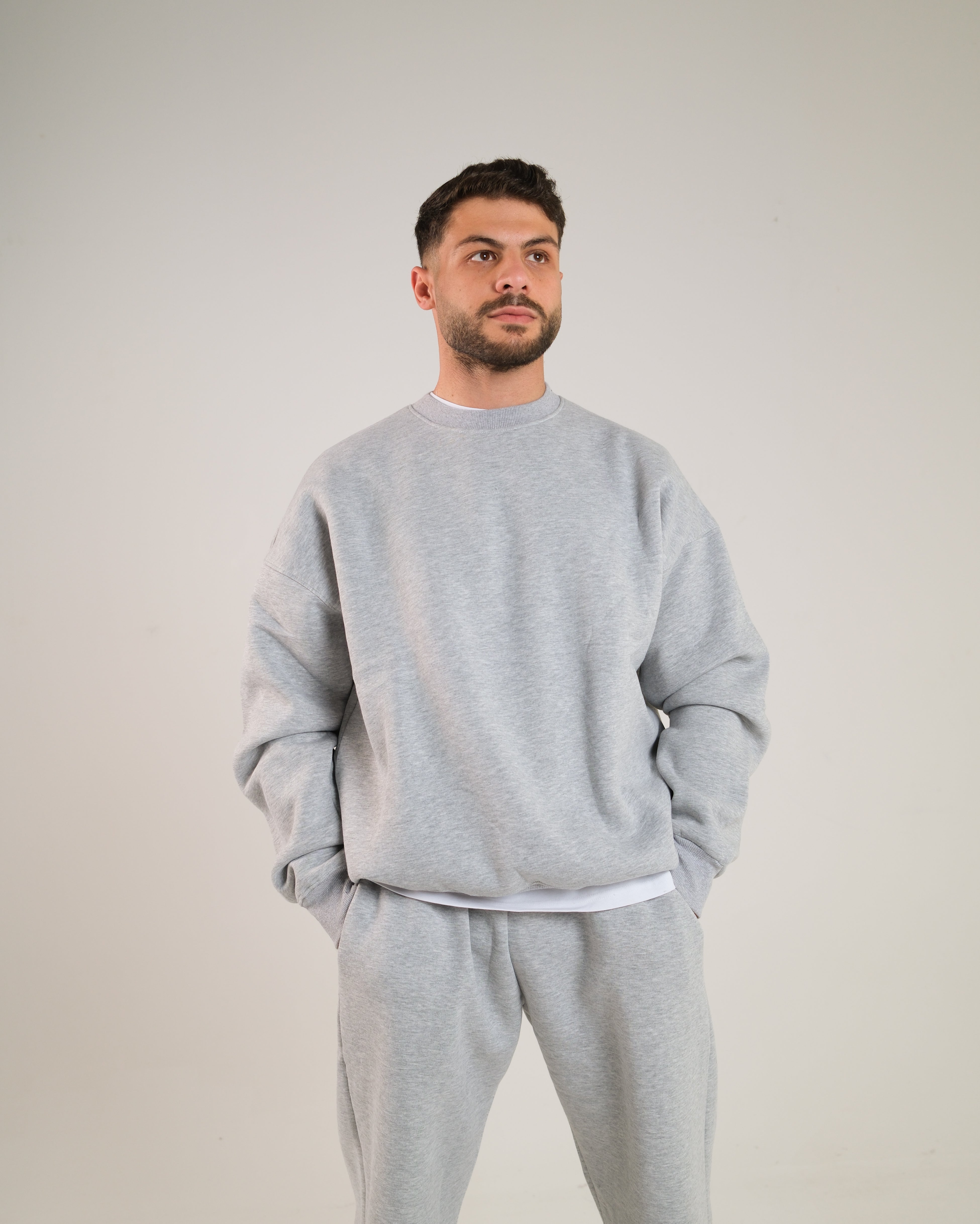 Men Oversized Crewneck