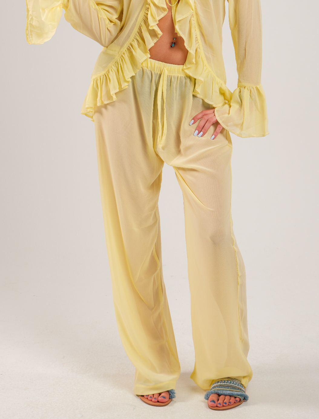 Flowy Chiffon Pants