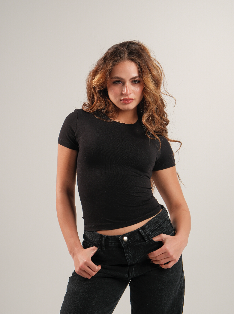 Short Sleeve Contour Top