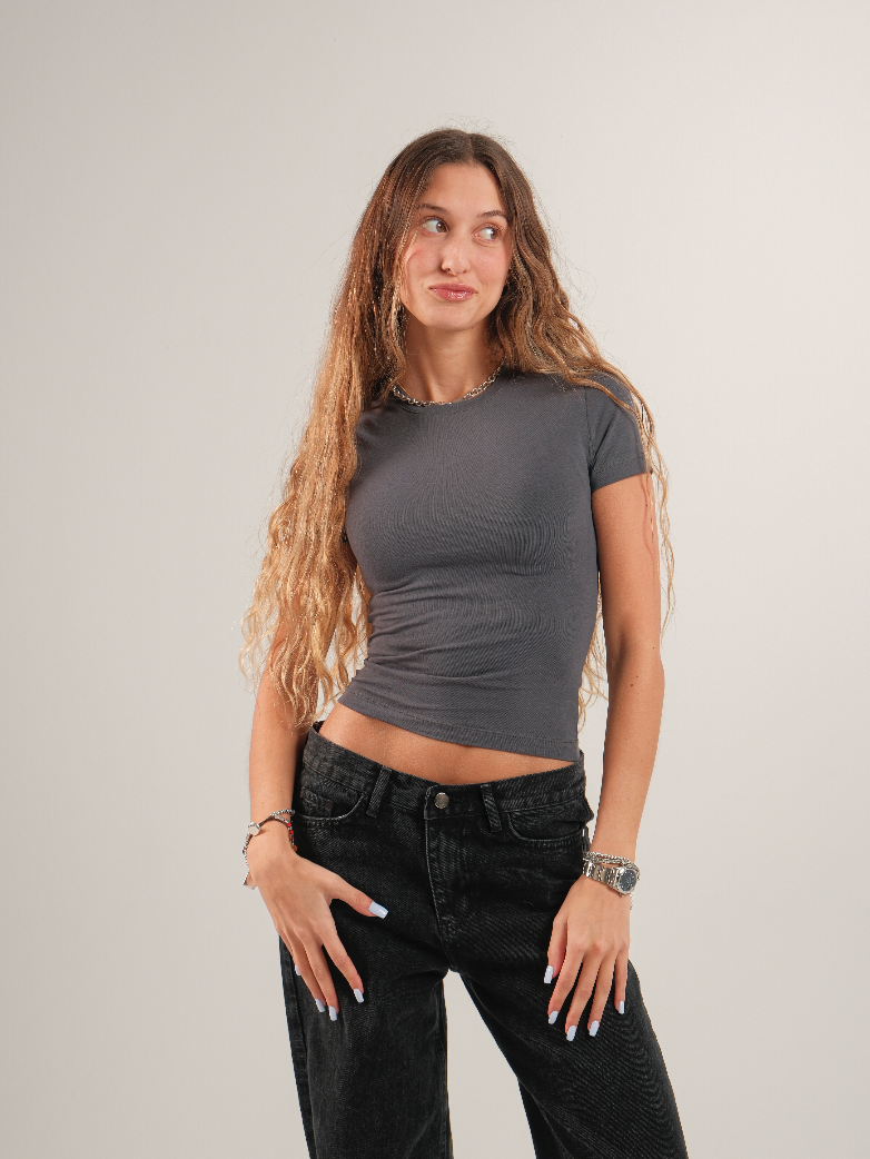 Short Sleeve Contour Top