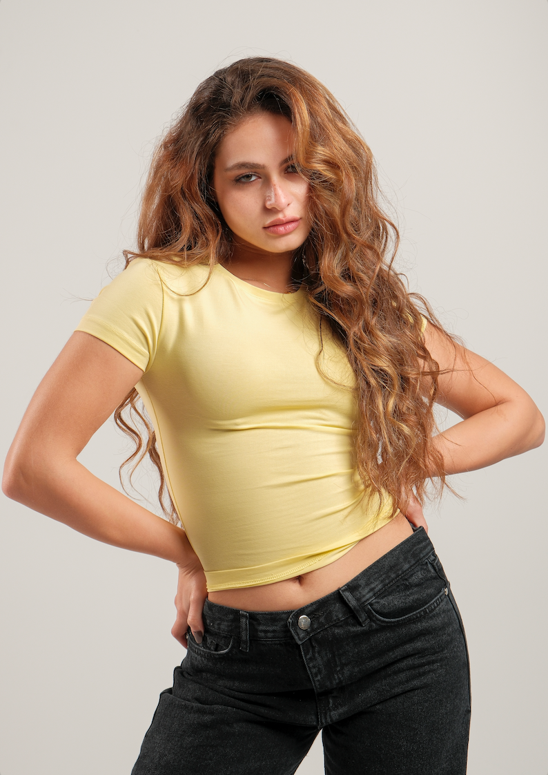 Short Sleeve Contour Top