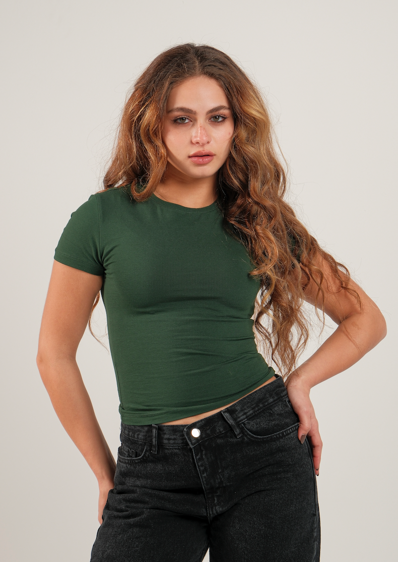 Short Sleeve Contour Top