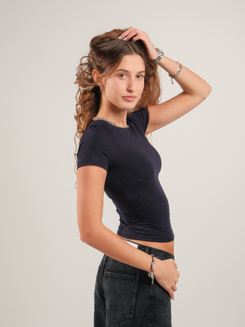 Short Sleeve Contour Top