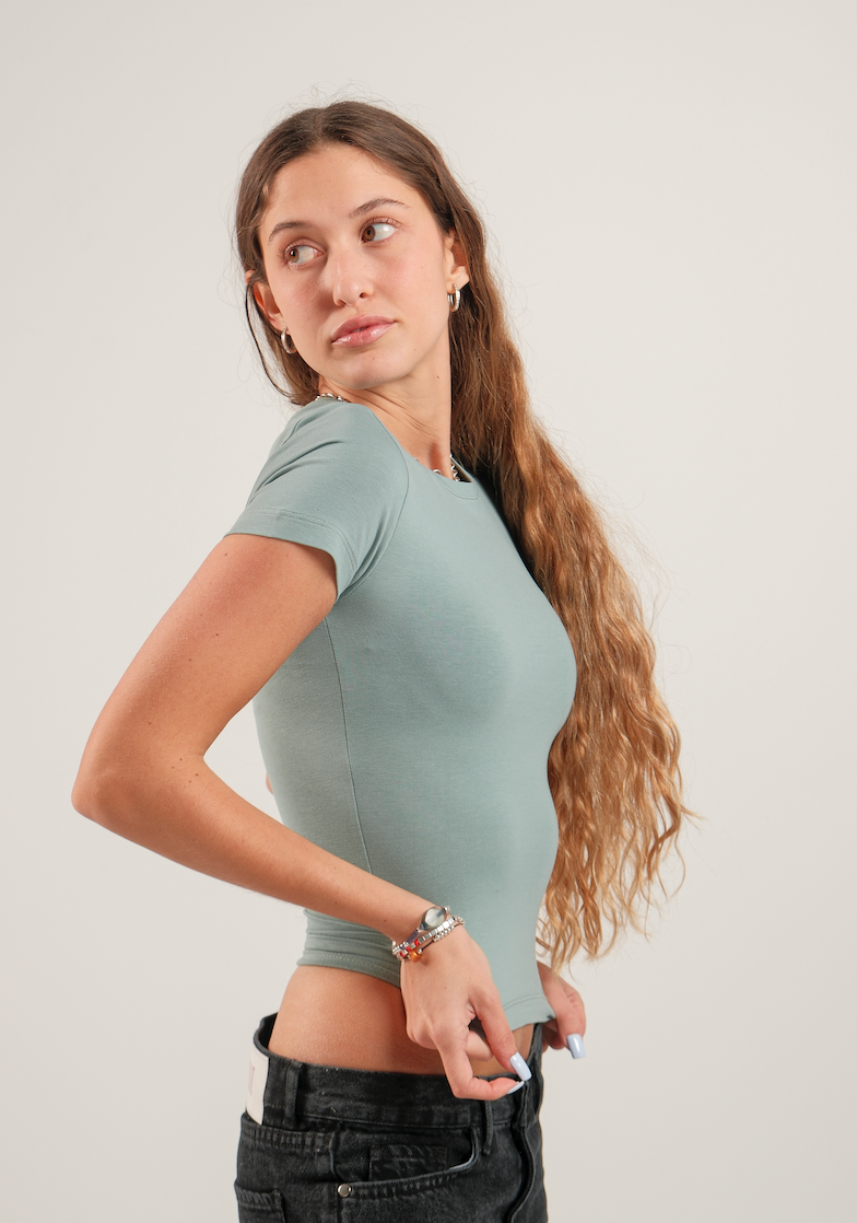 Short Sleeve Contour Top