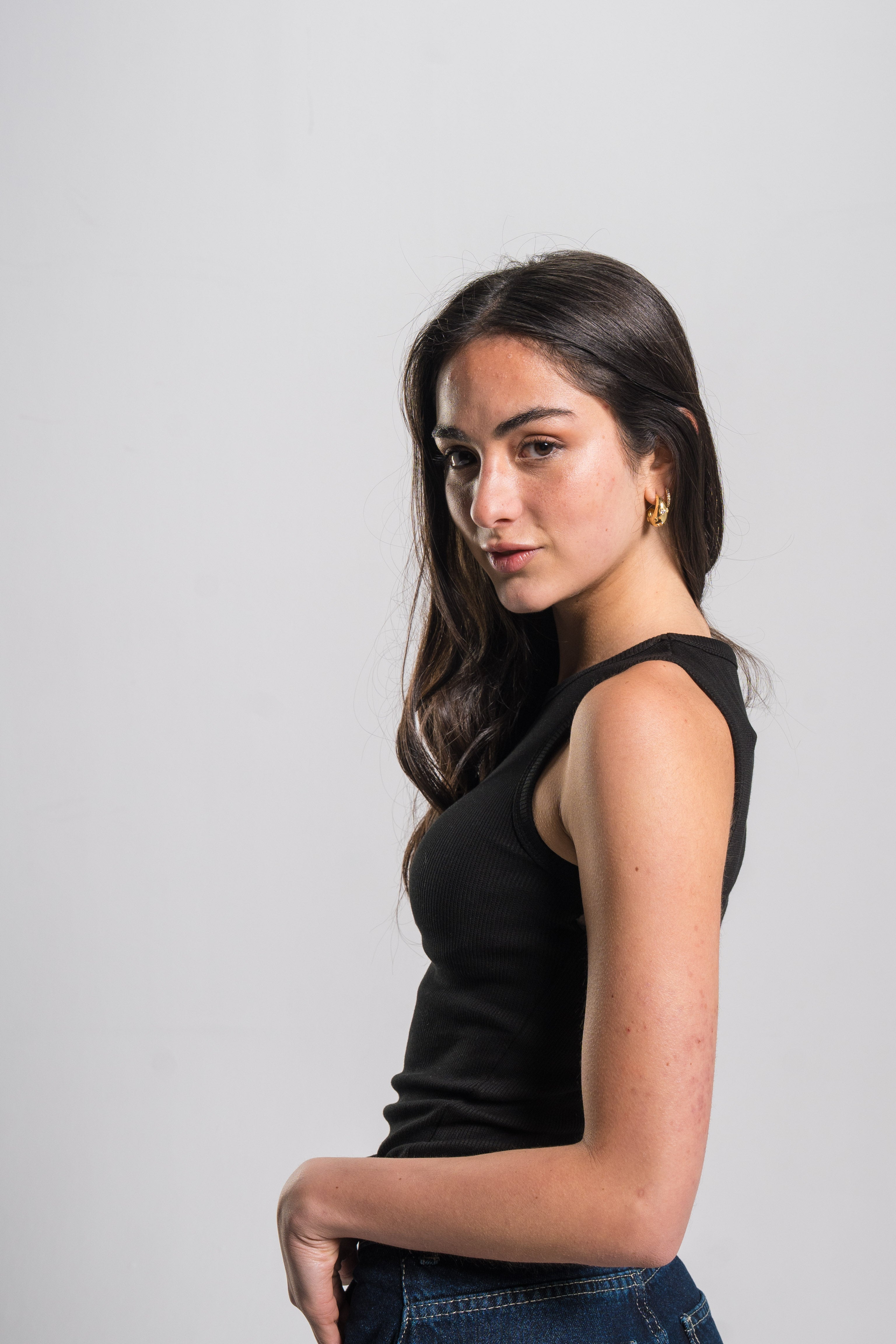 Crewneck Ribbed Tank Top