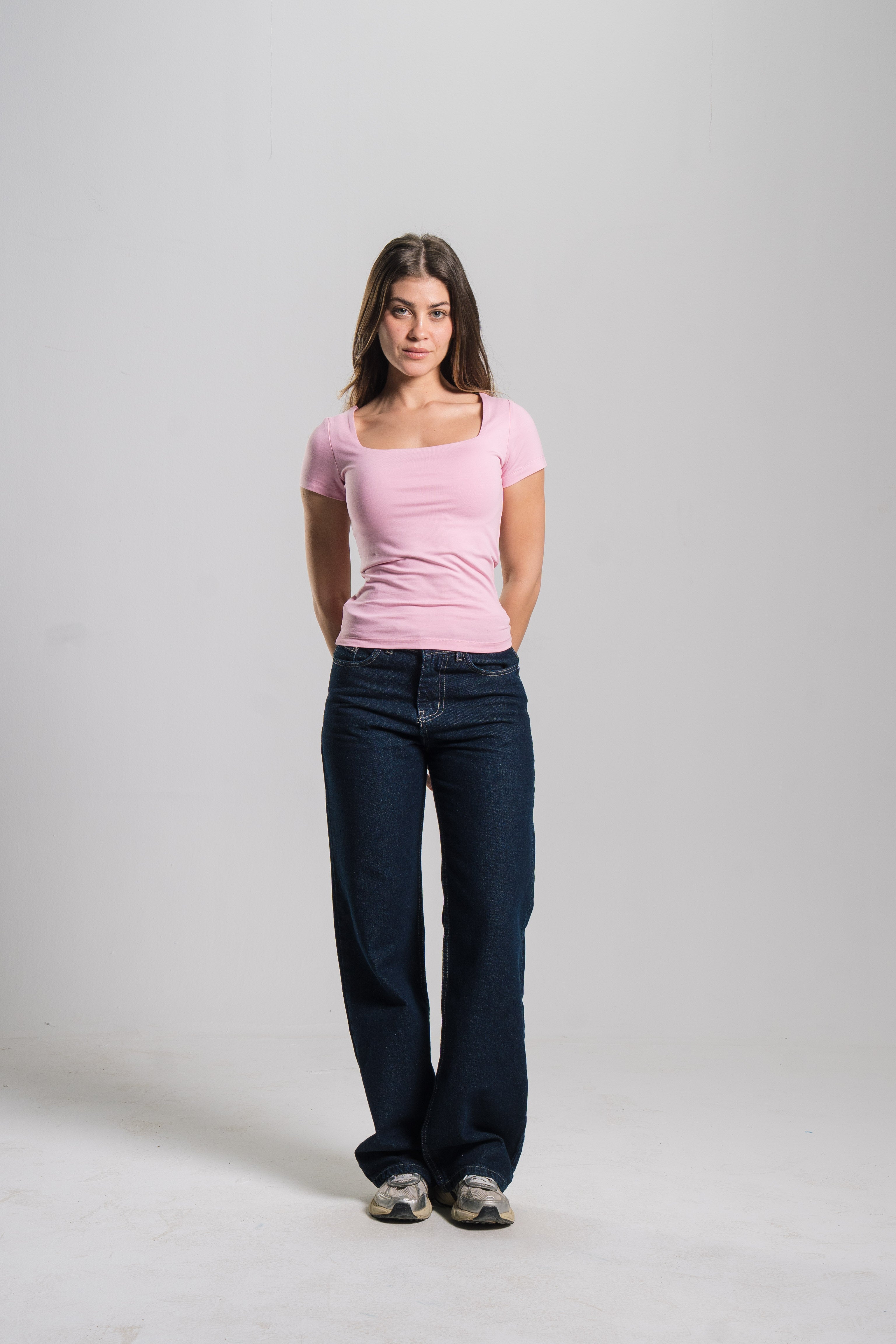 Square Neck Contour Top