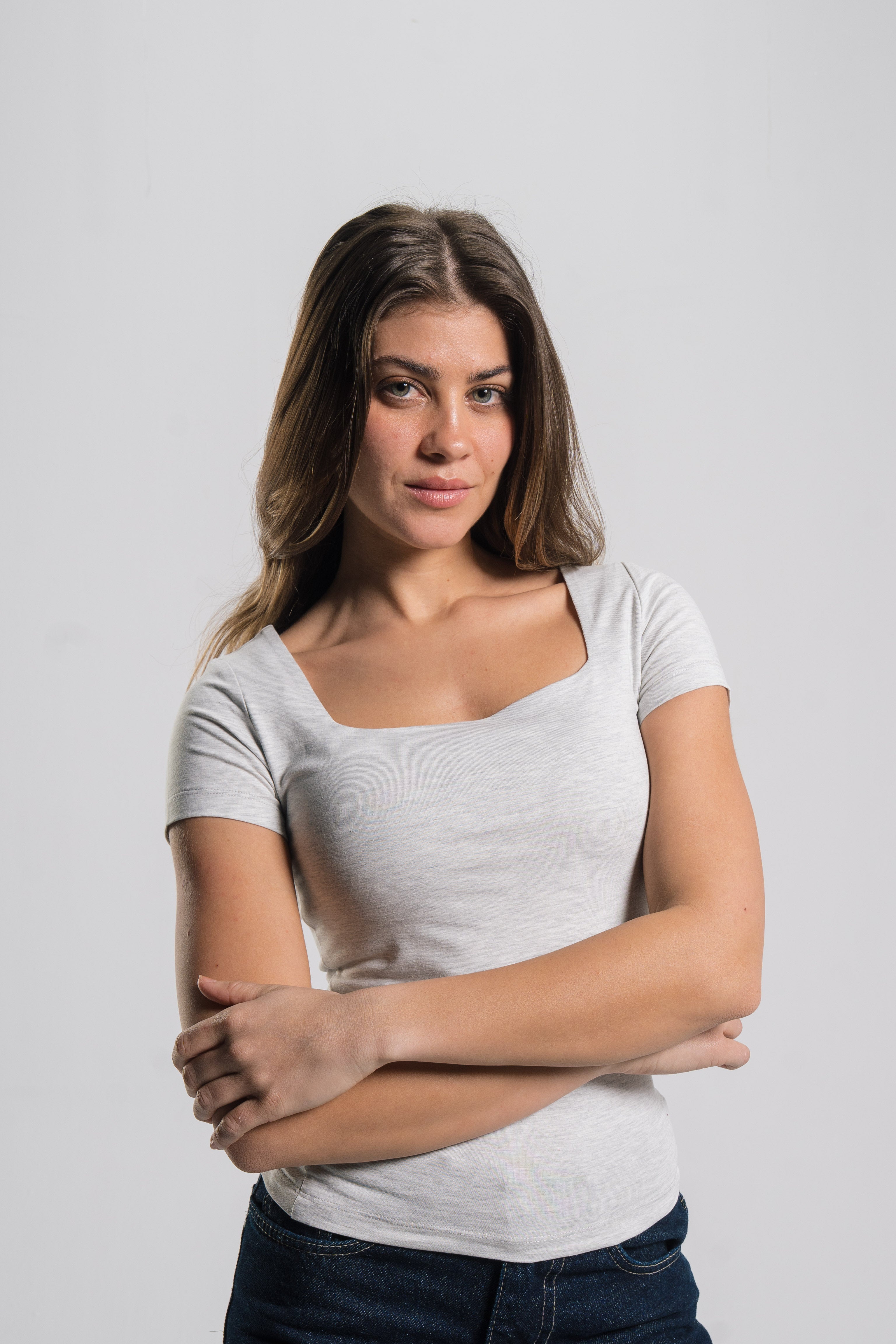 Square Neck Contour Top