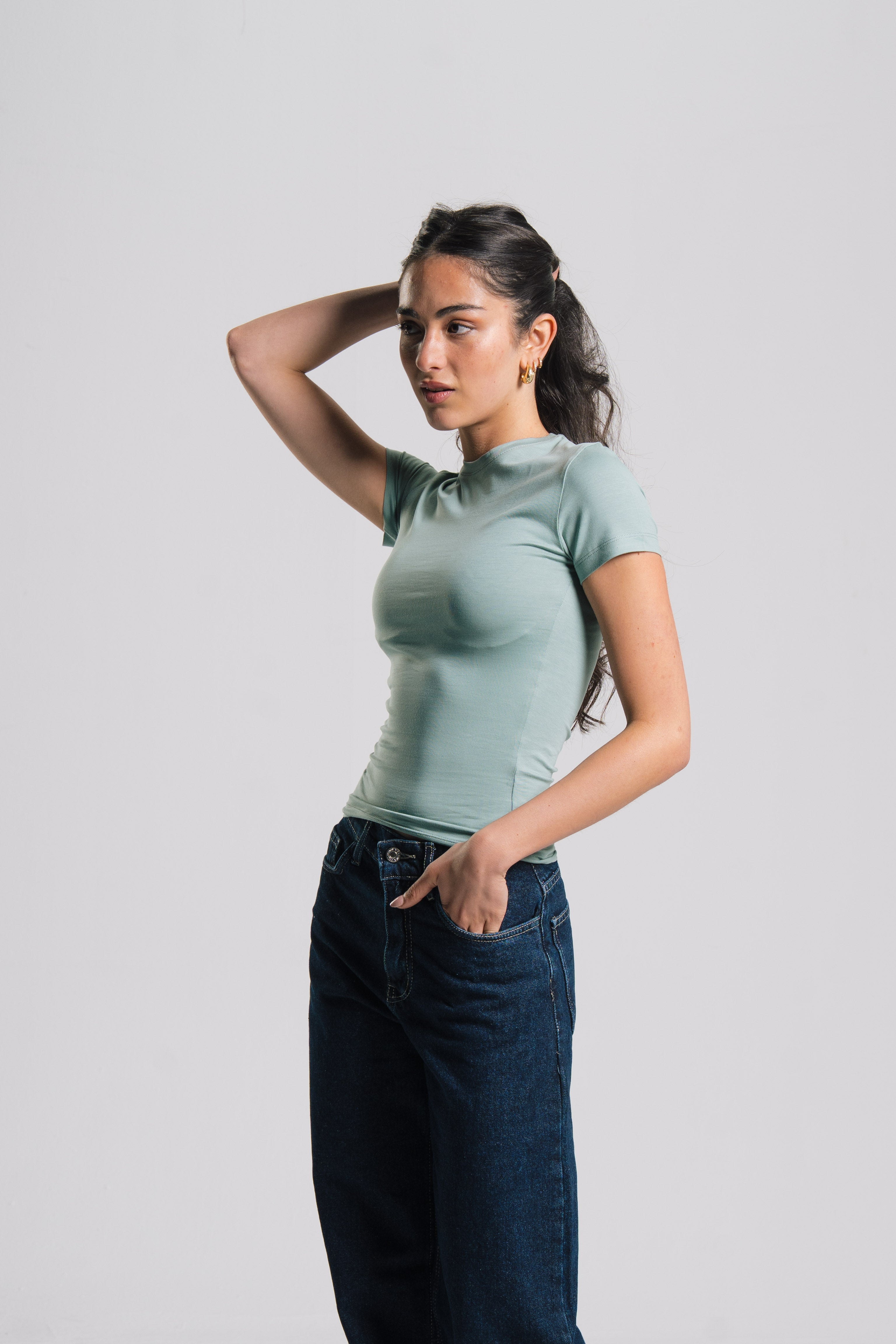 Short Sleeve Contour Top
