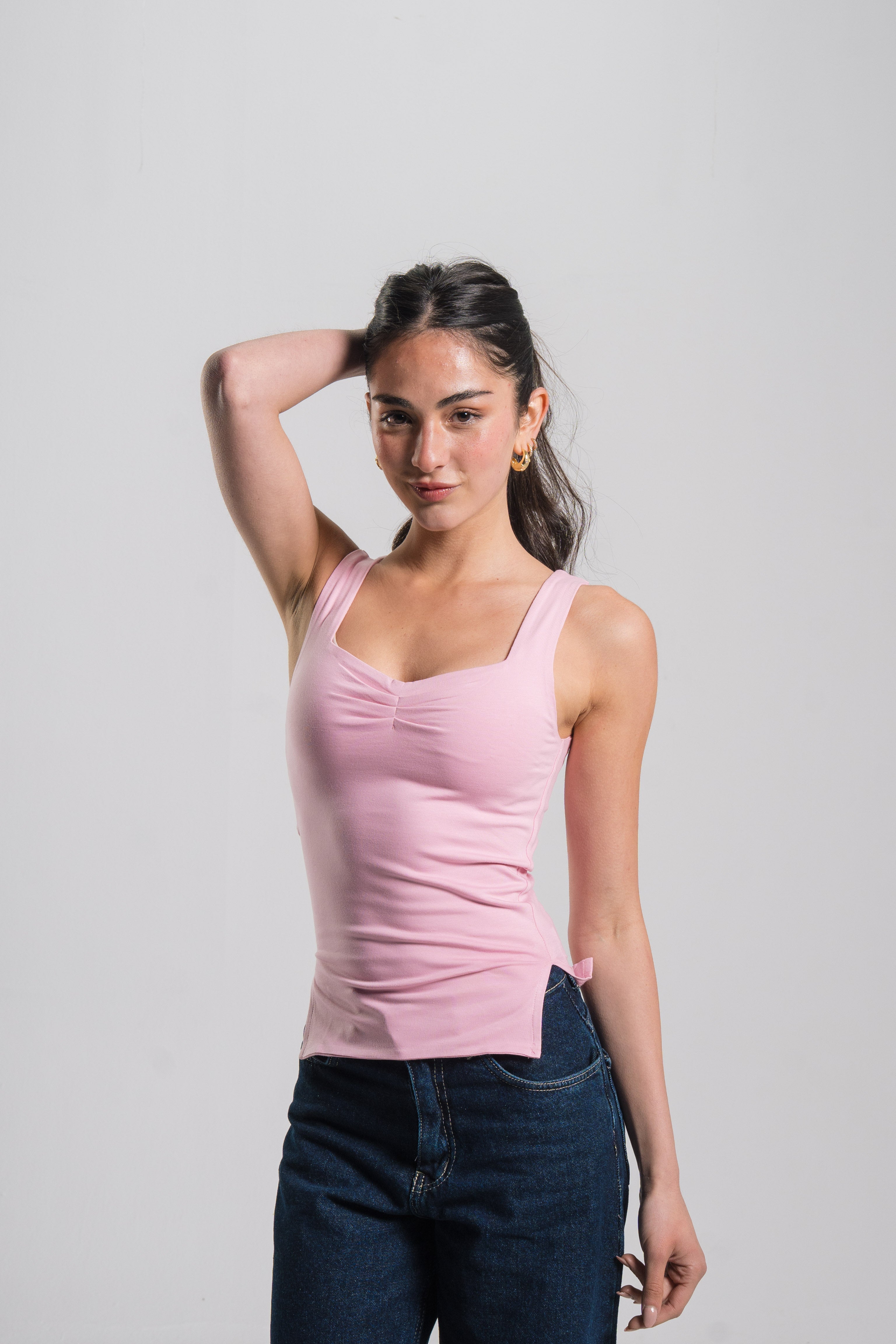 Heart Neckline Tank Top