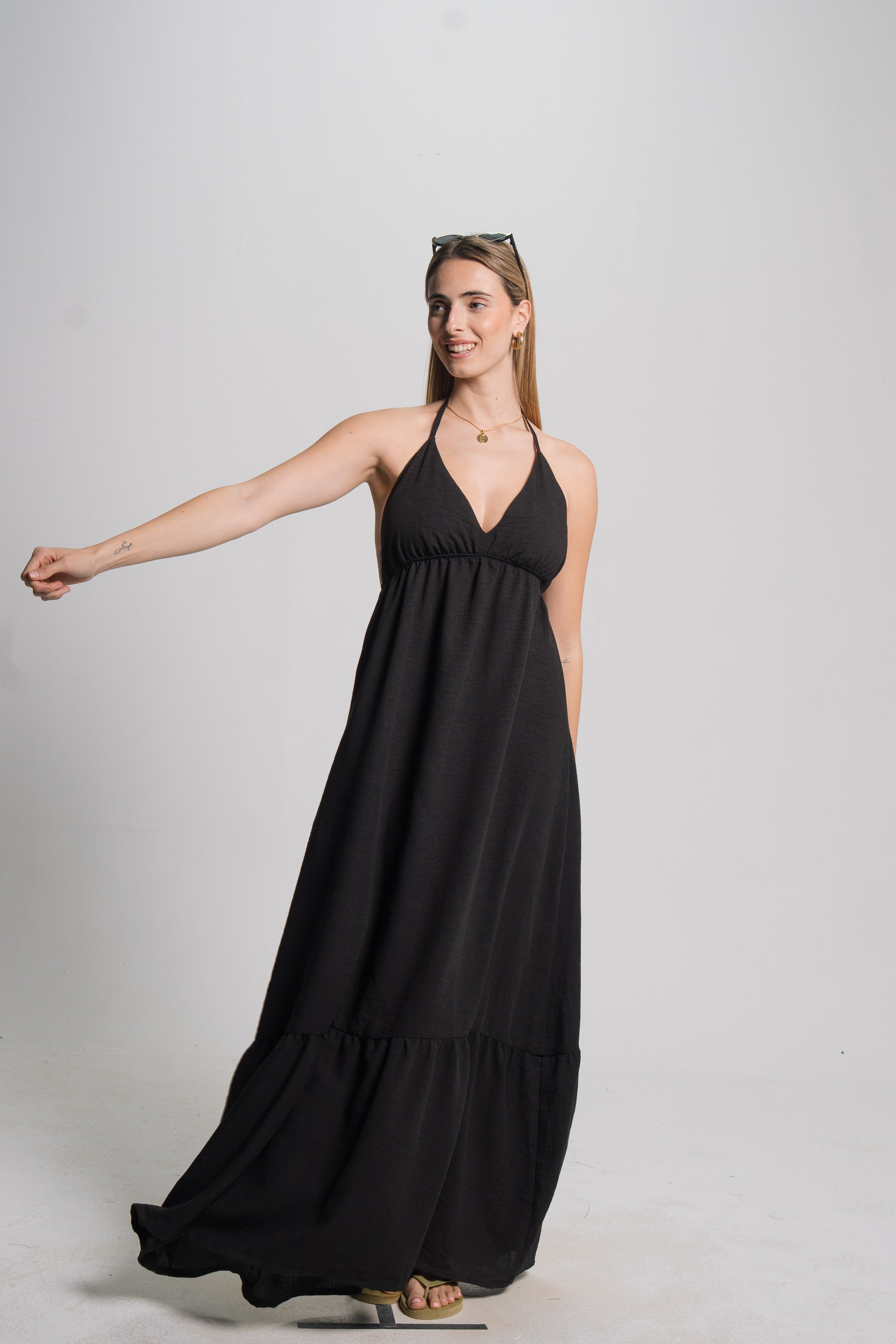 Linen Maxi Dress