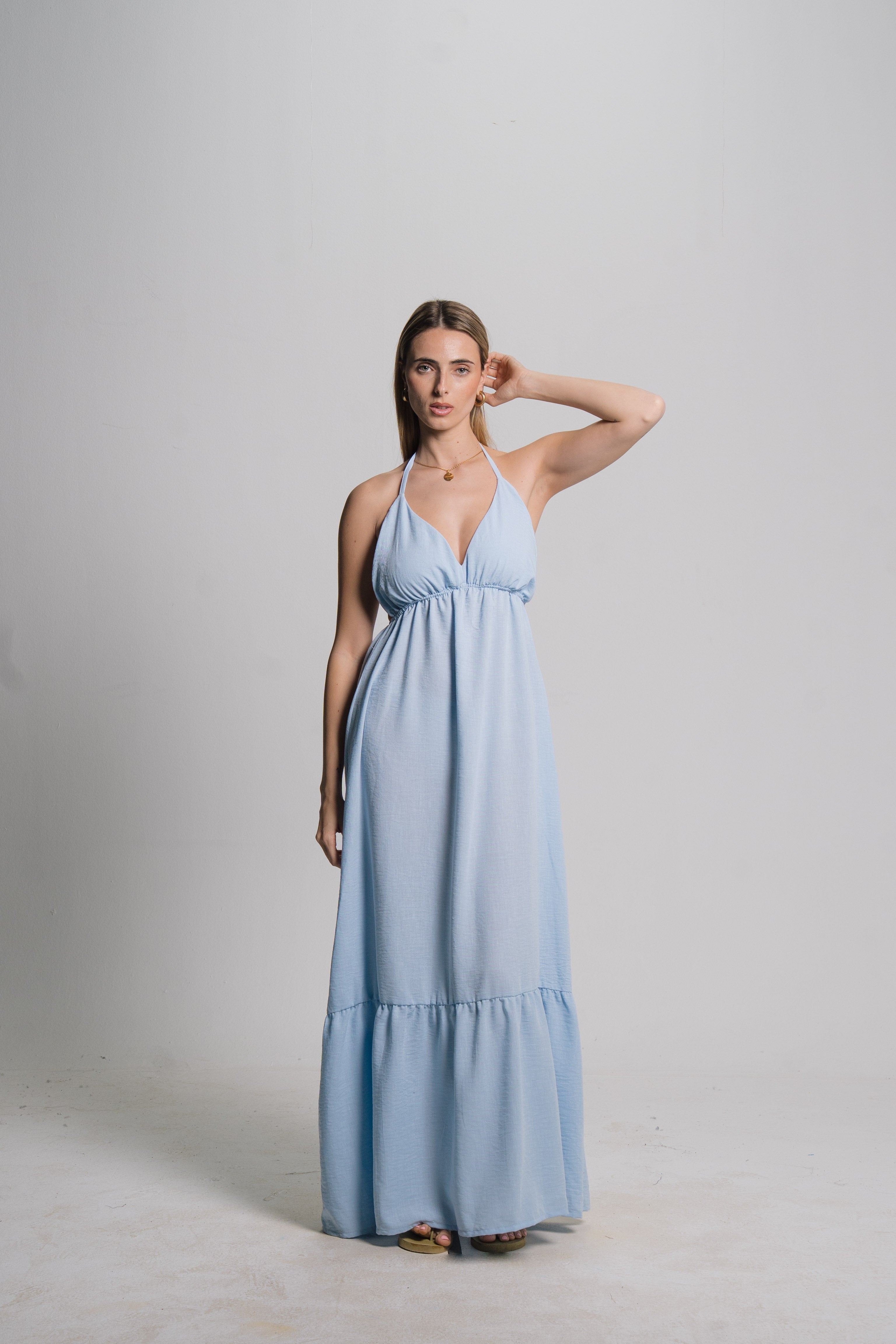 Linen Maxi Dress