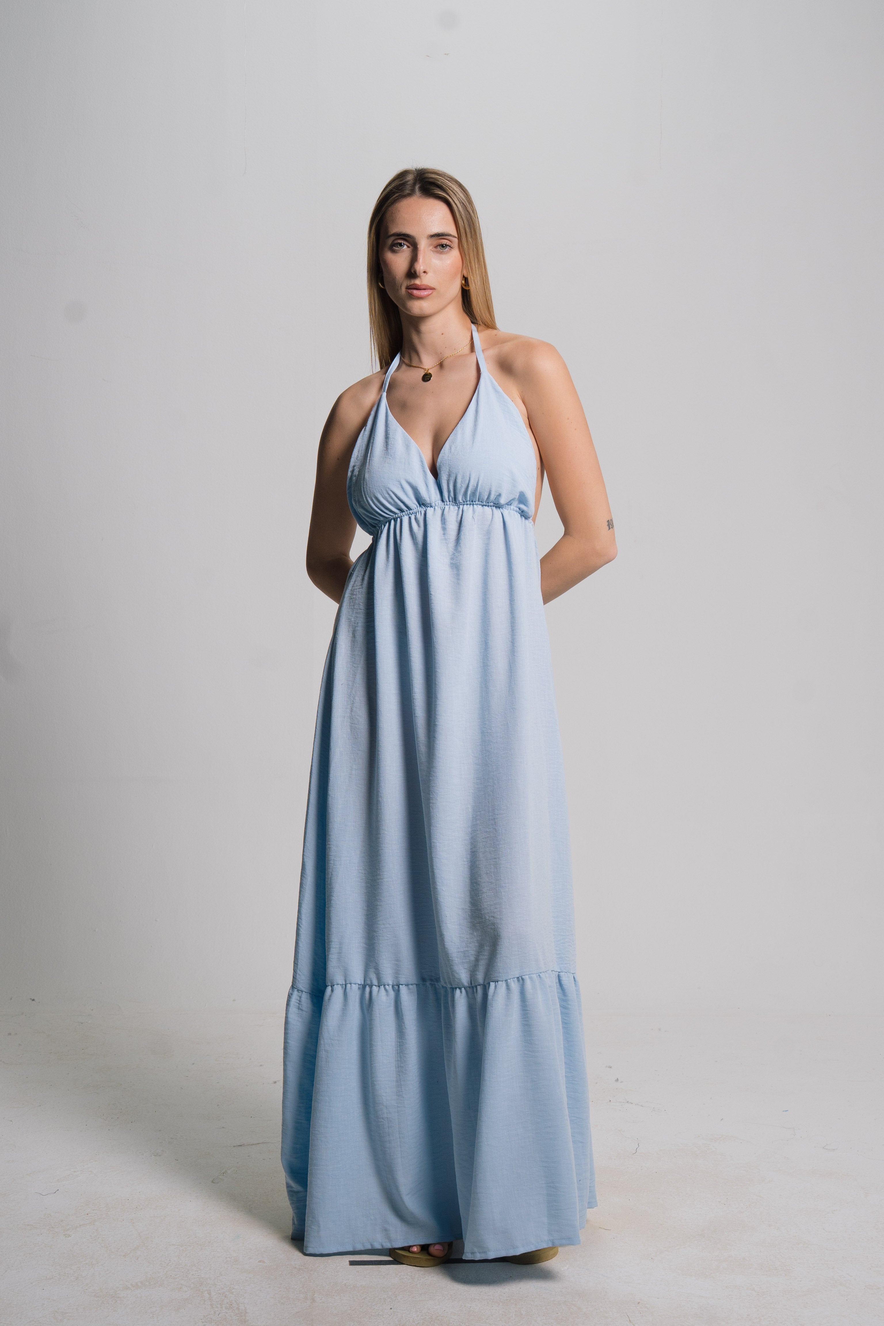 Linen Maxi Dress