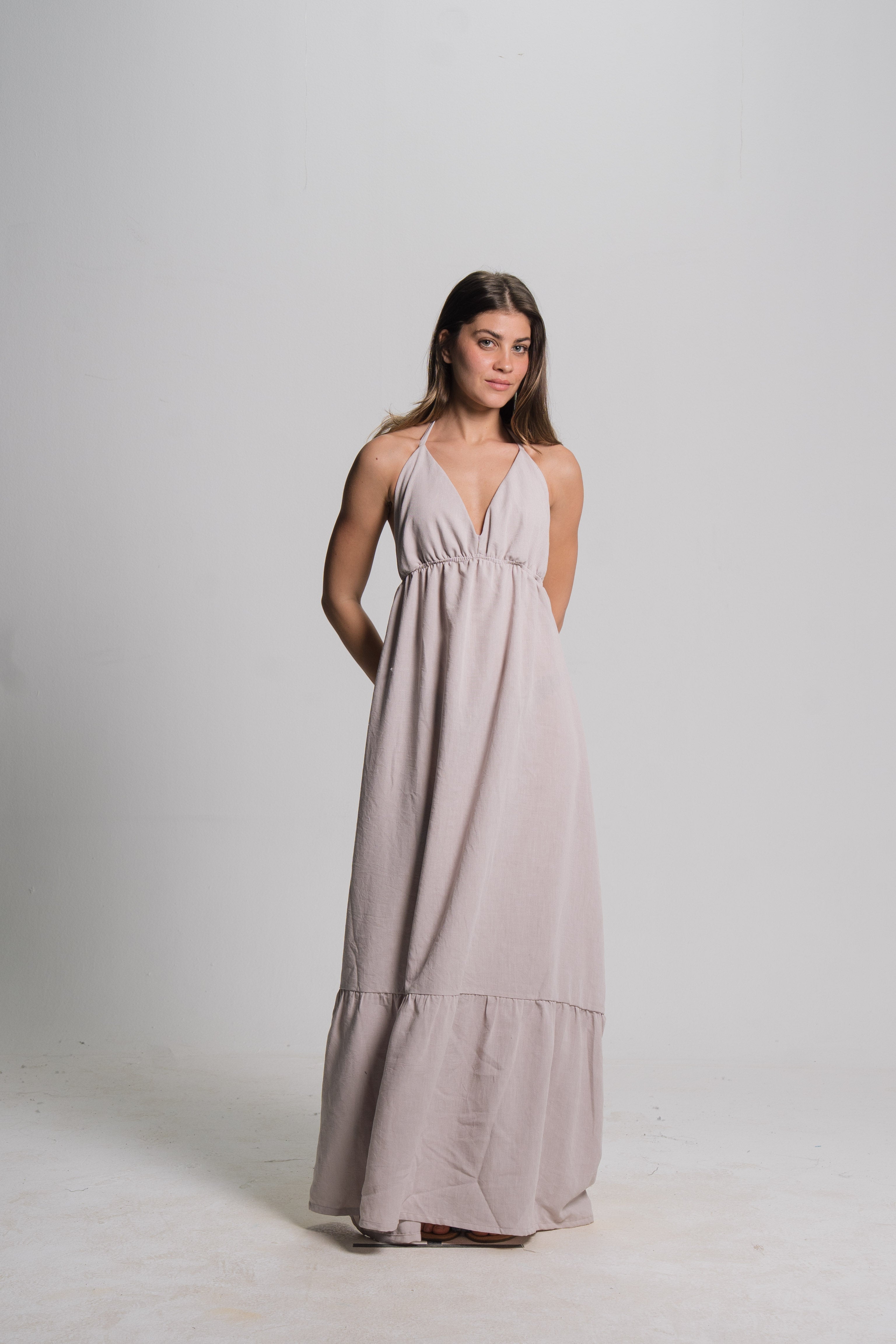 Linen Maxi Dress
