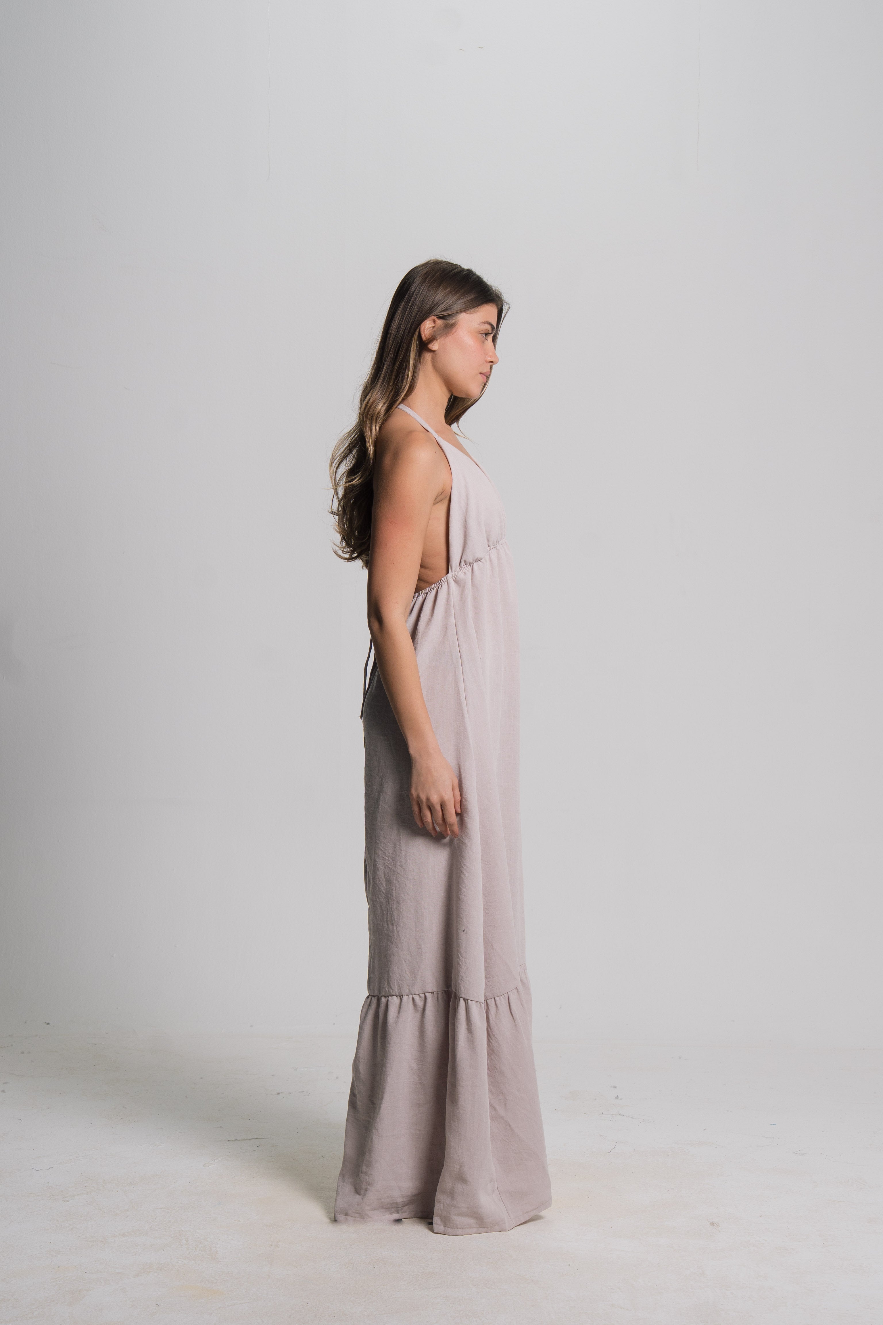 Linen Maxi Dress