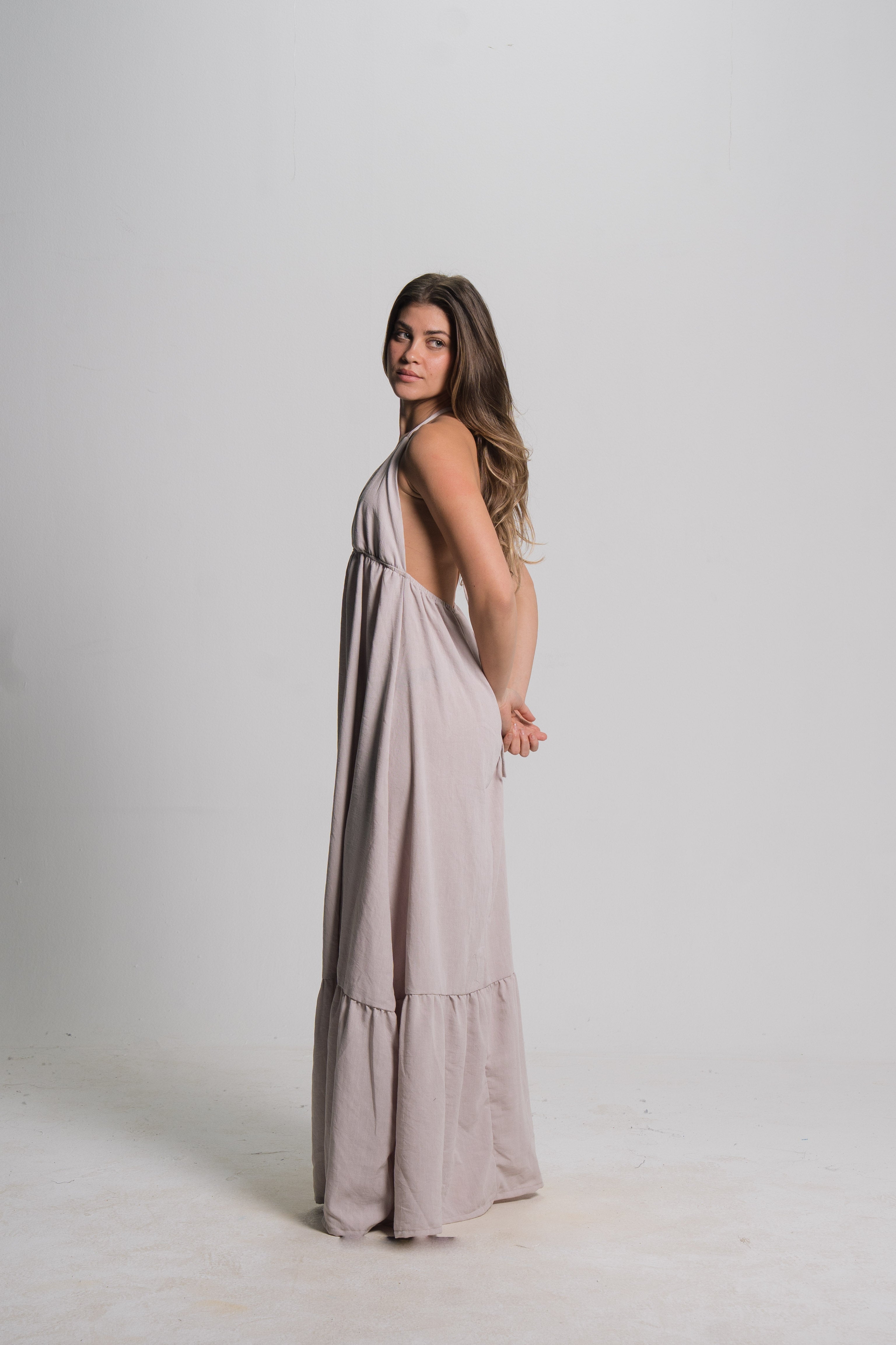 Linen Maxi Dress