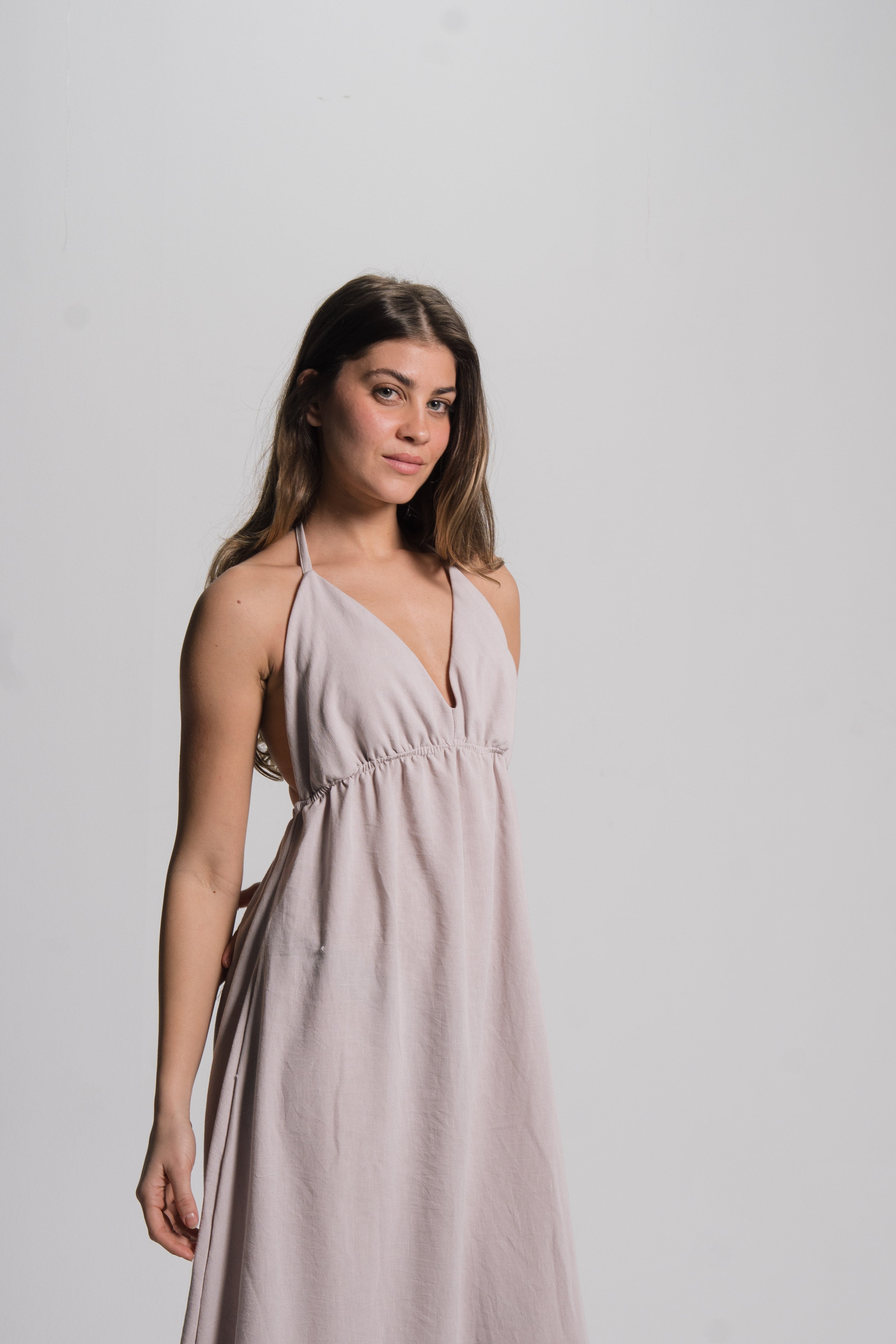 Linen Maxi Dress
