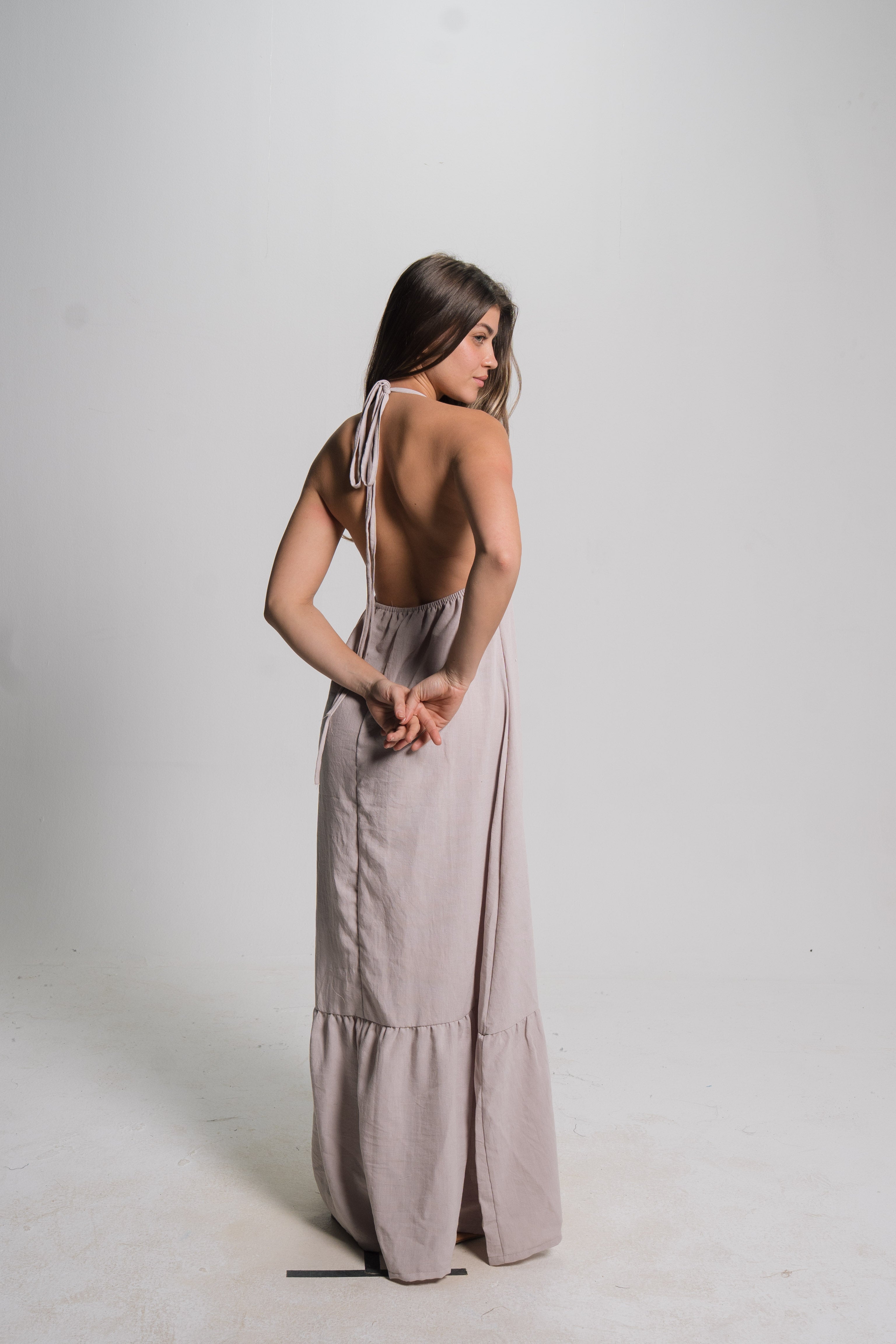 Linen Maxi Dress