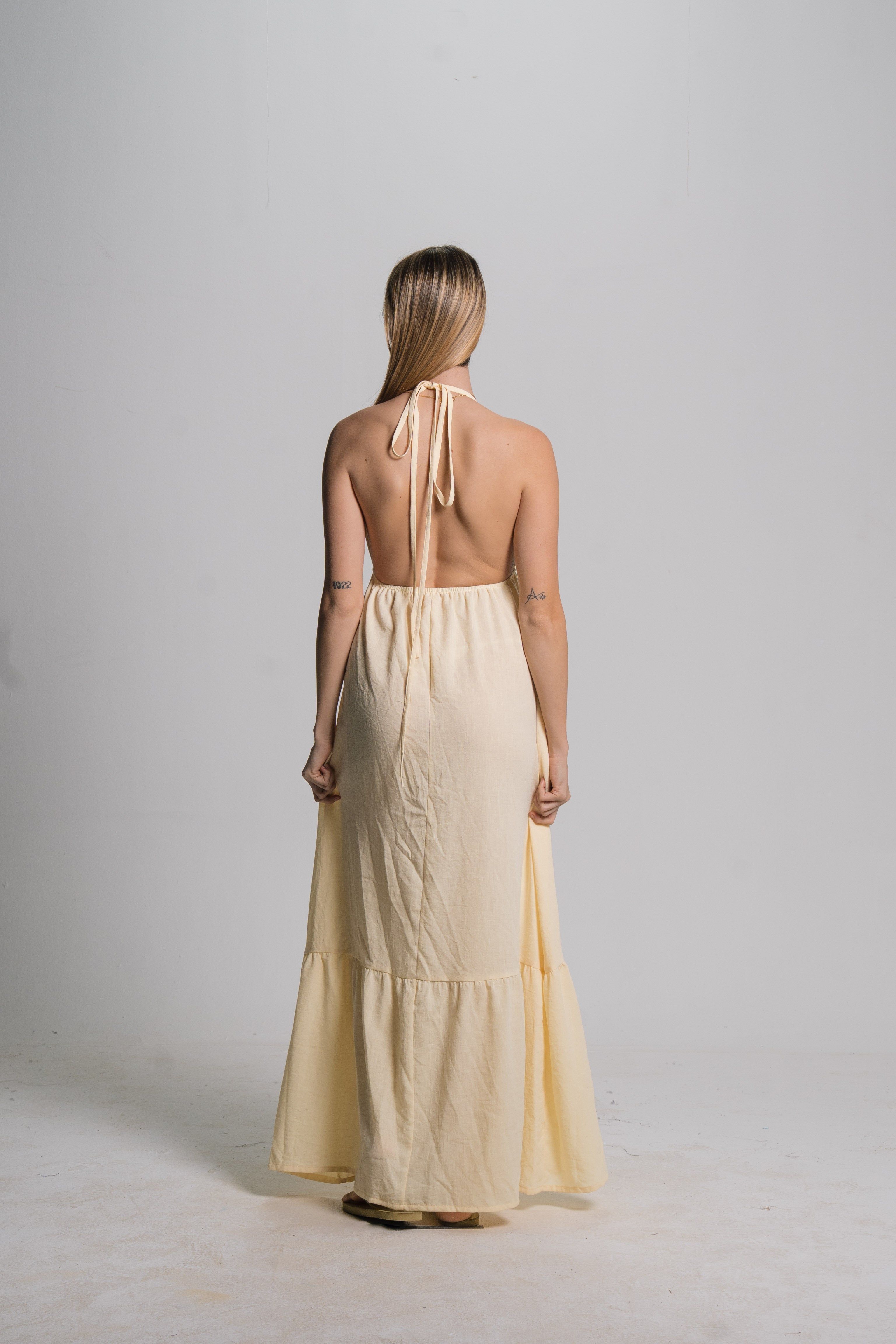 Linen Maxi Dress