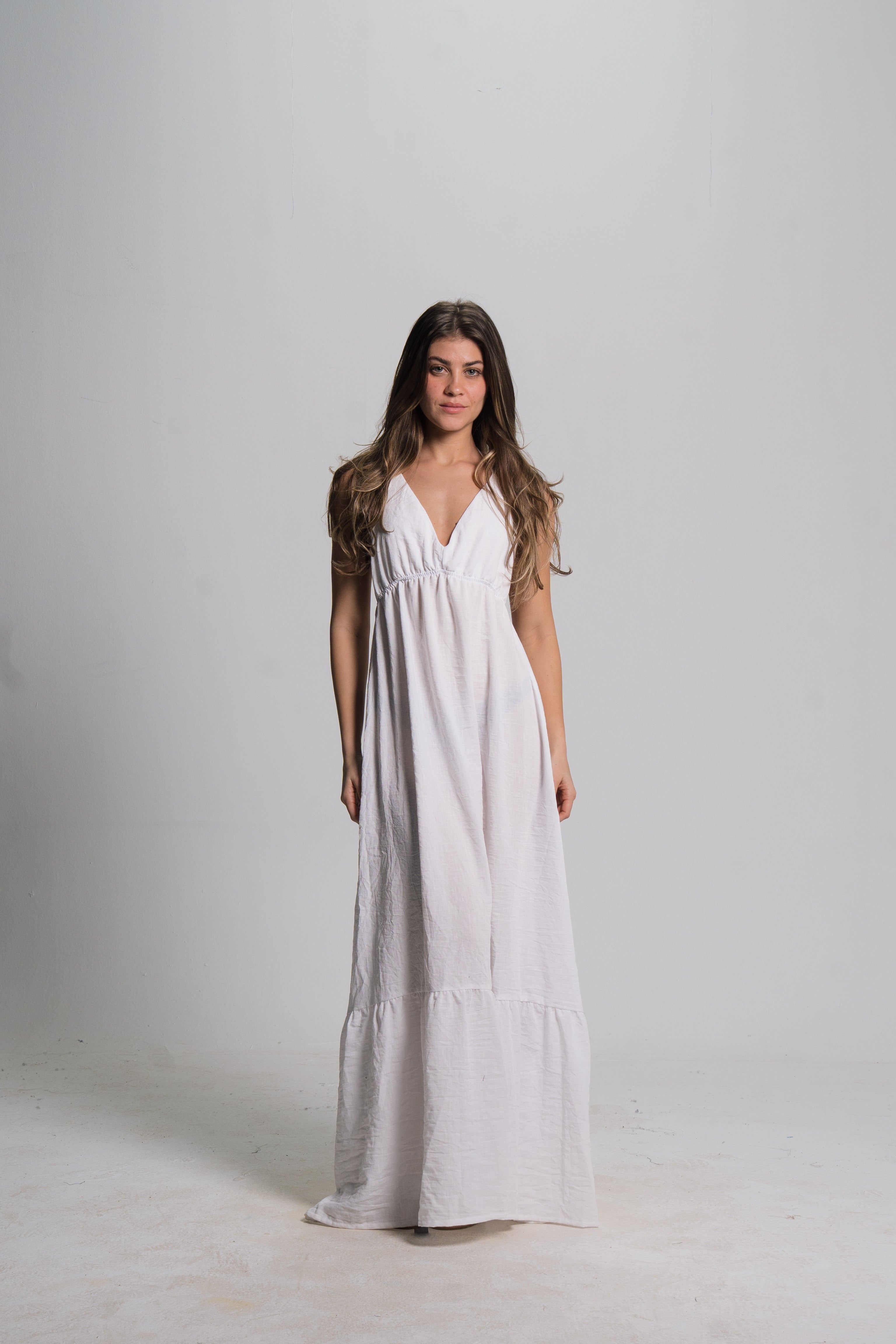Linen Maxi Dress