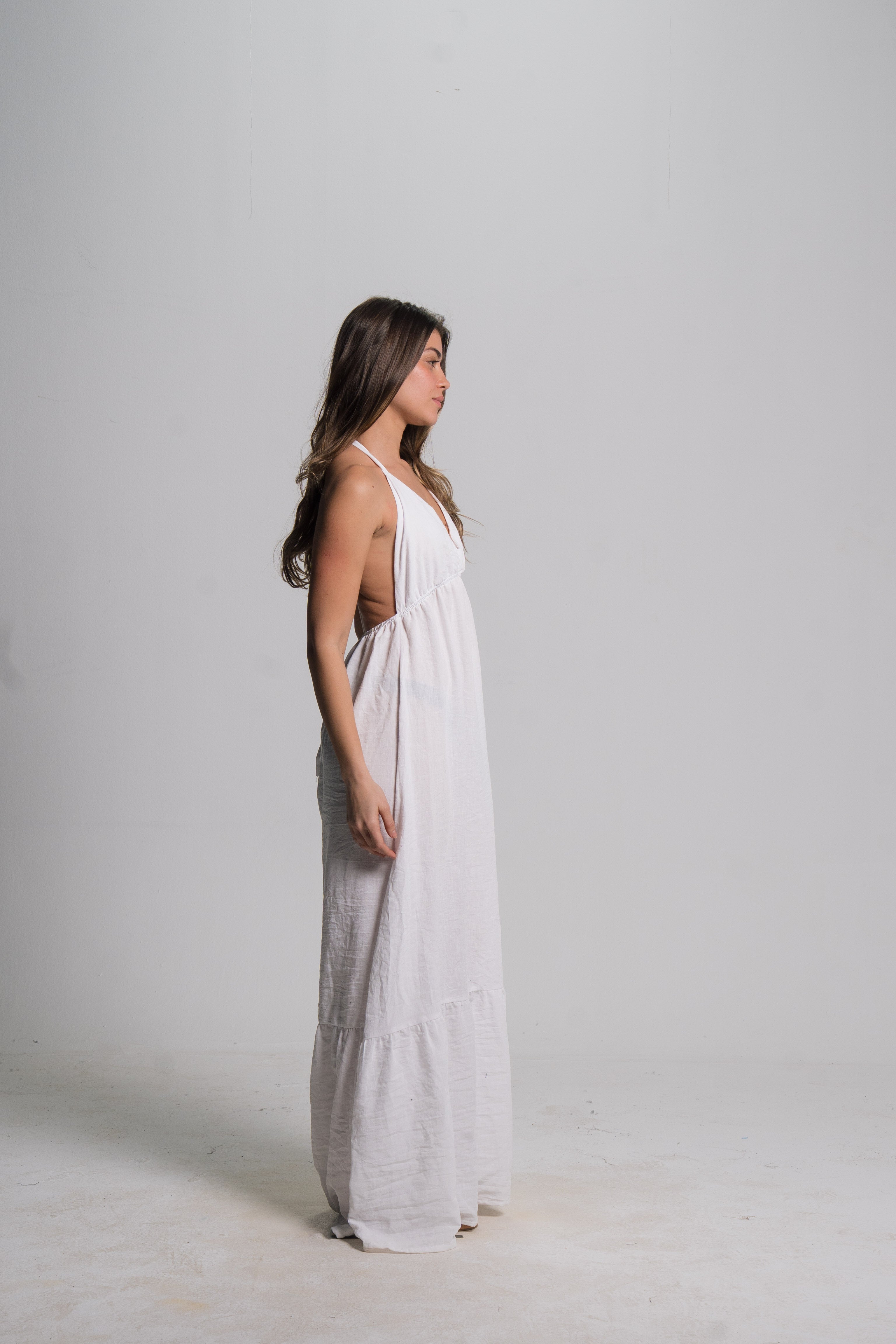 Linen Maxi Dress