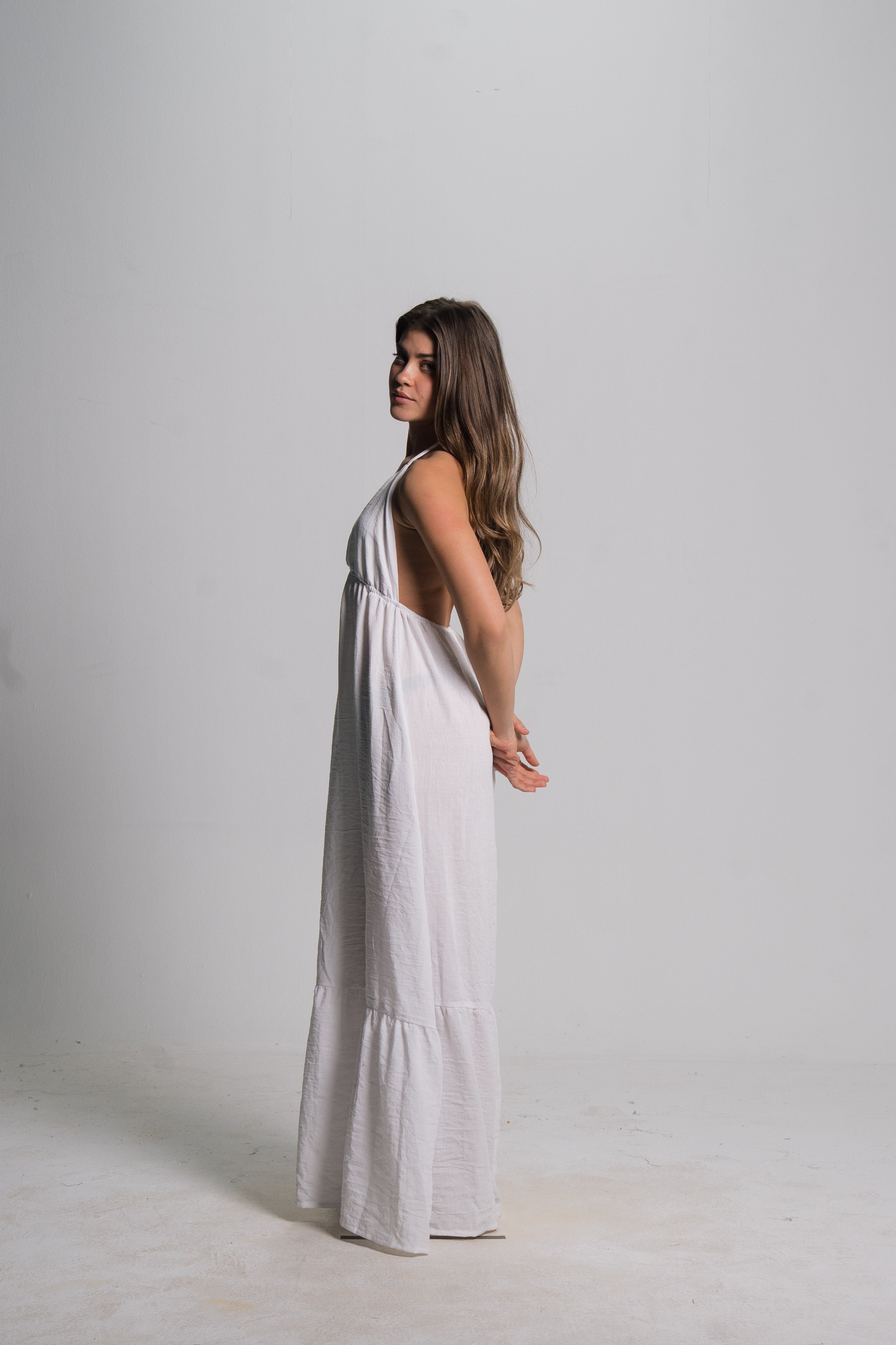 Linen Maxi Dress