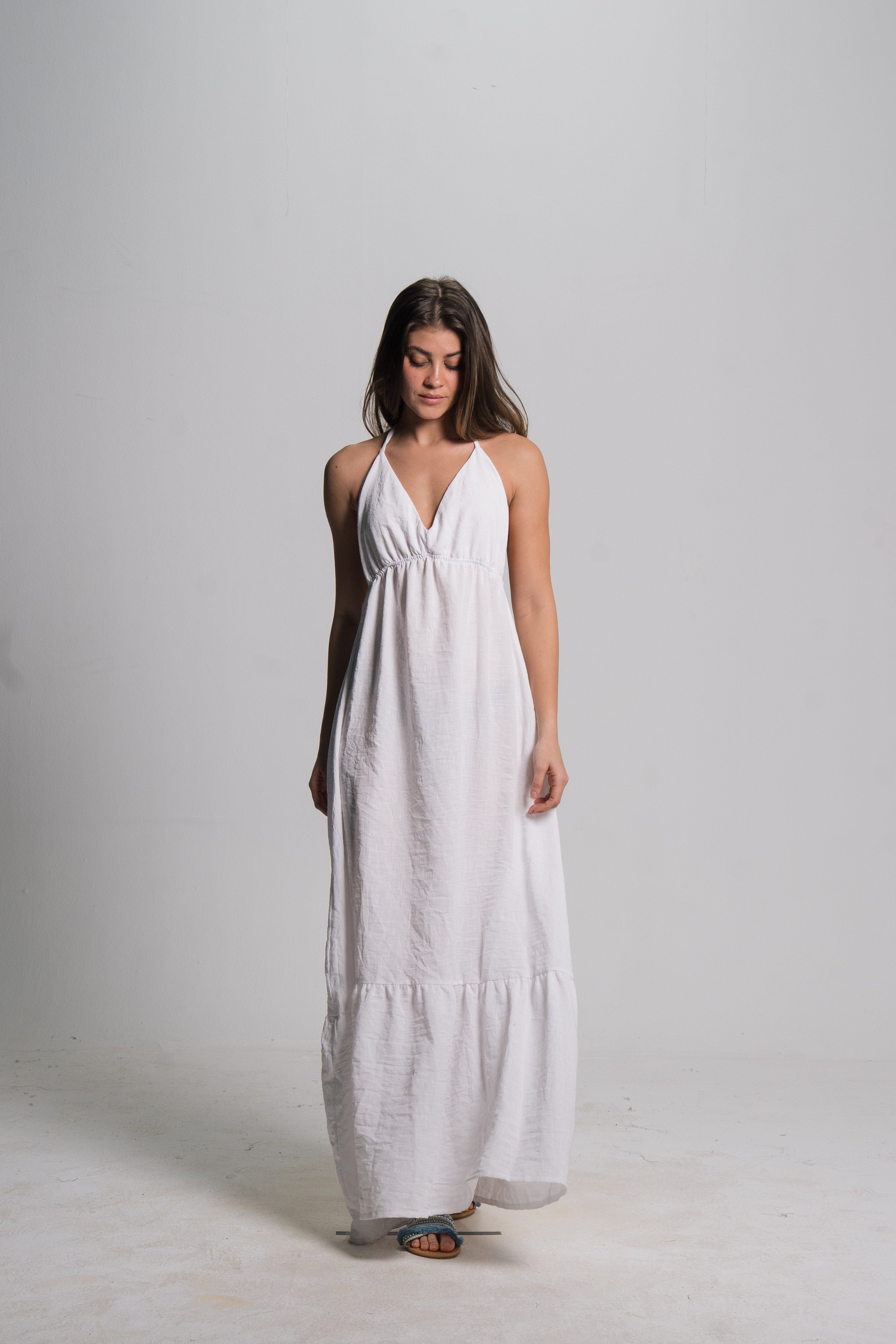 Linen Maxi Dress