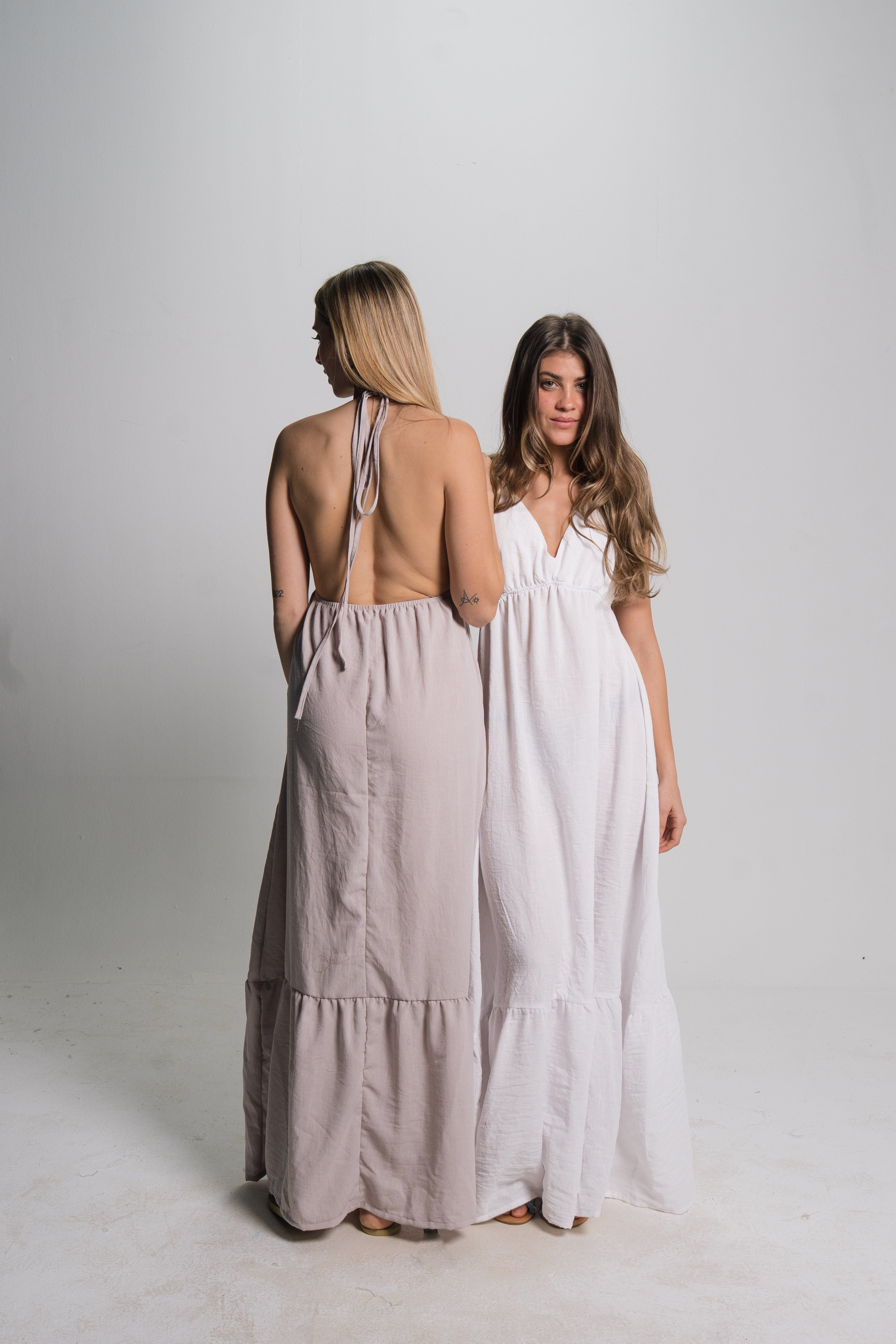 Linen Maxi Dress