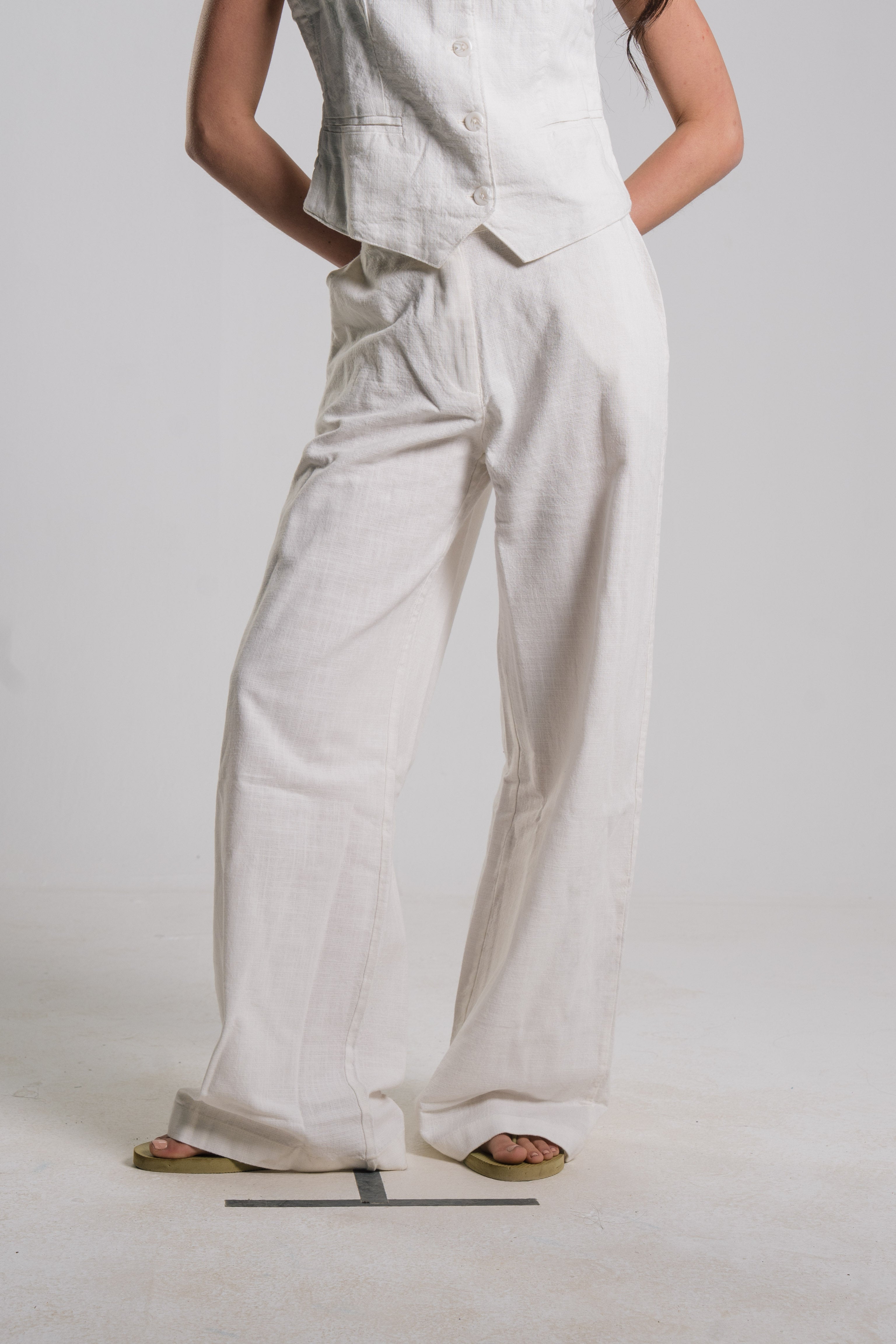 Linen Tailored Pants