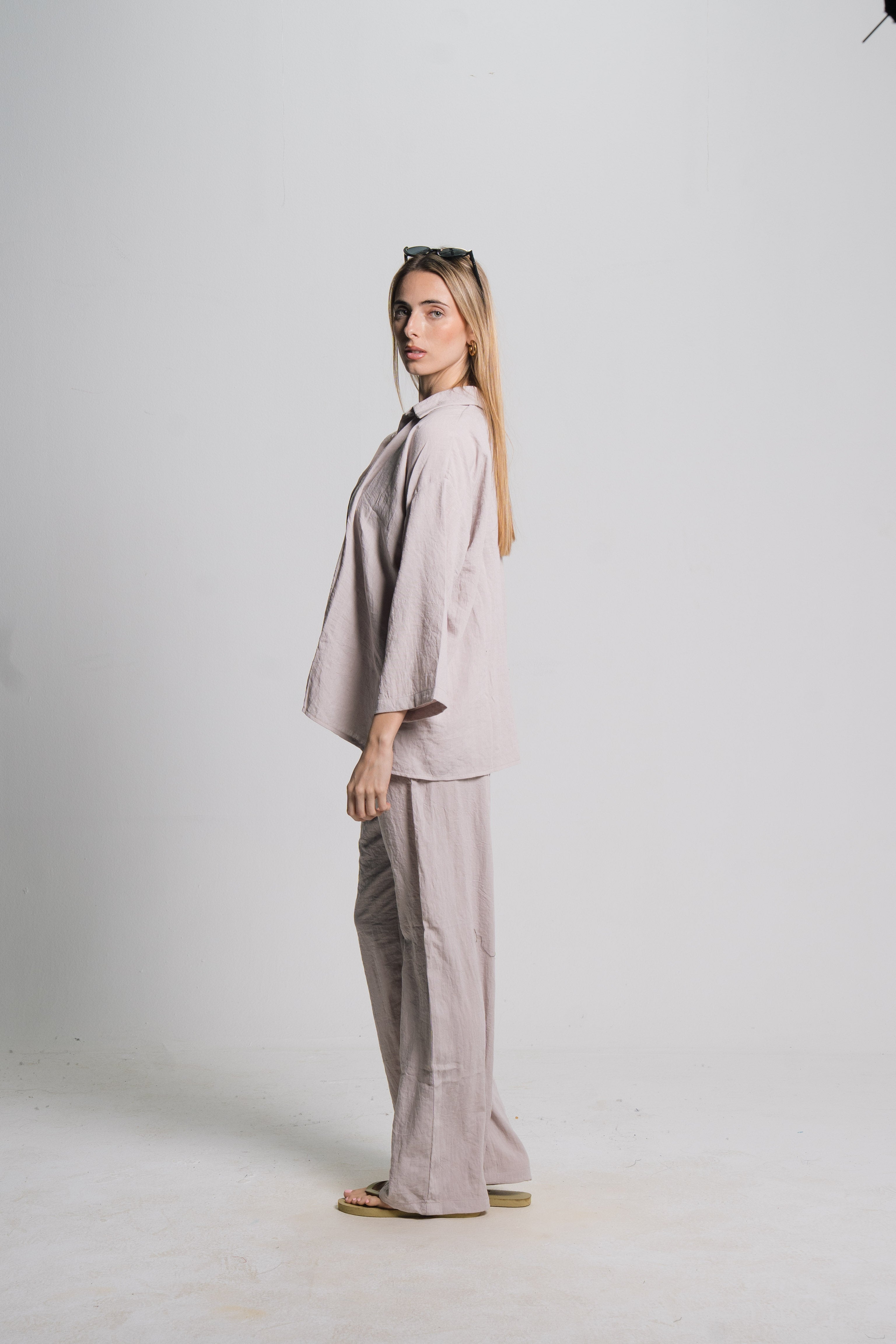 Linen Drawstring Pants