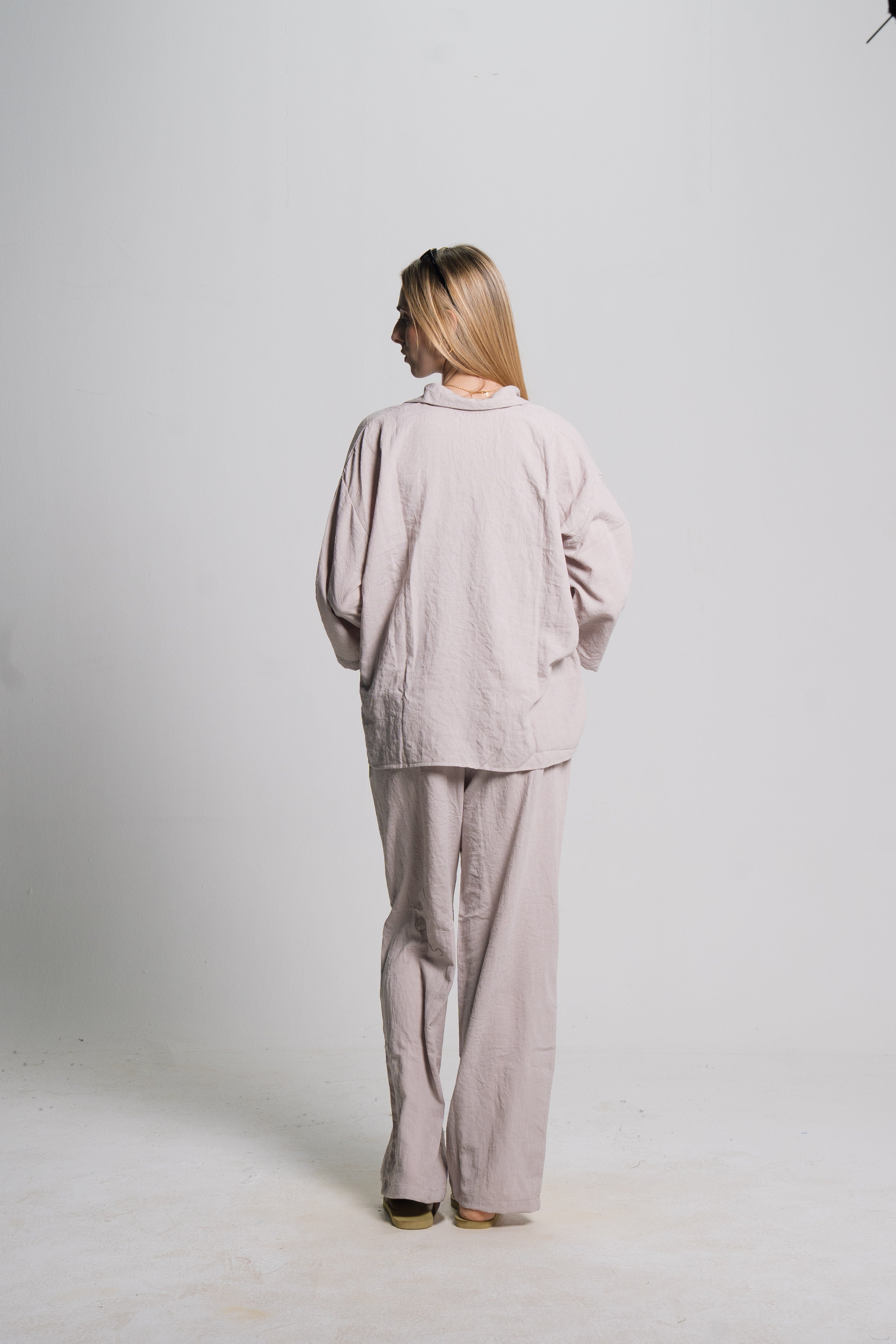 Linen Drawstring Pants