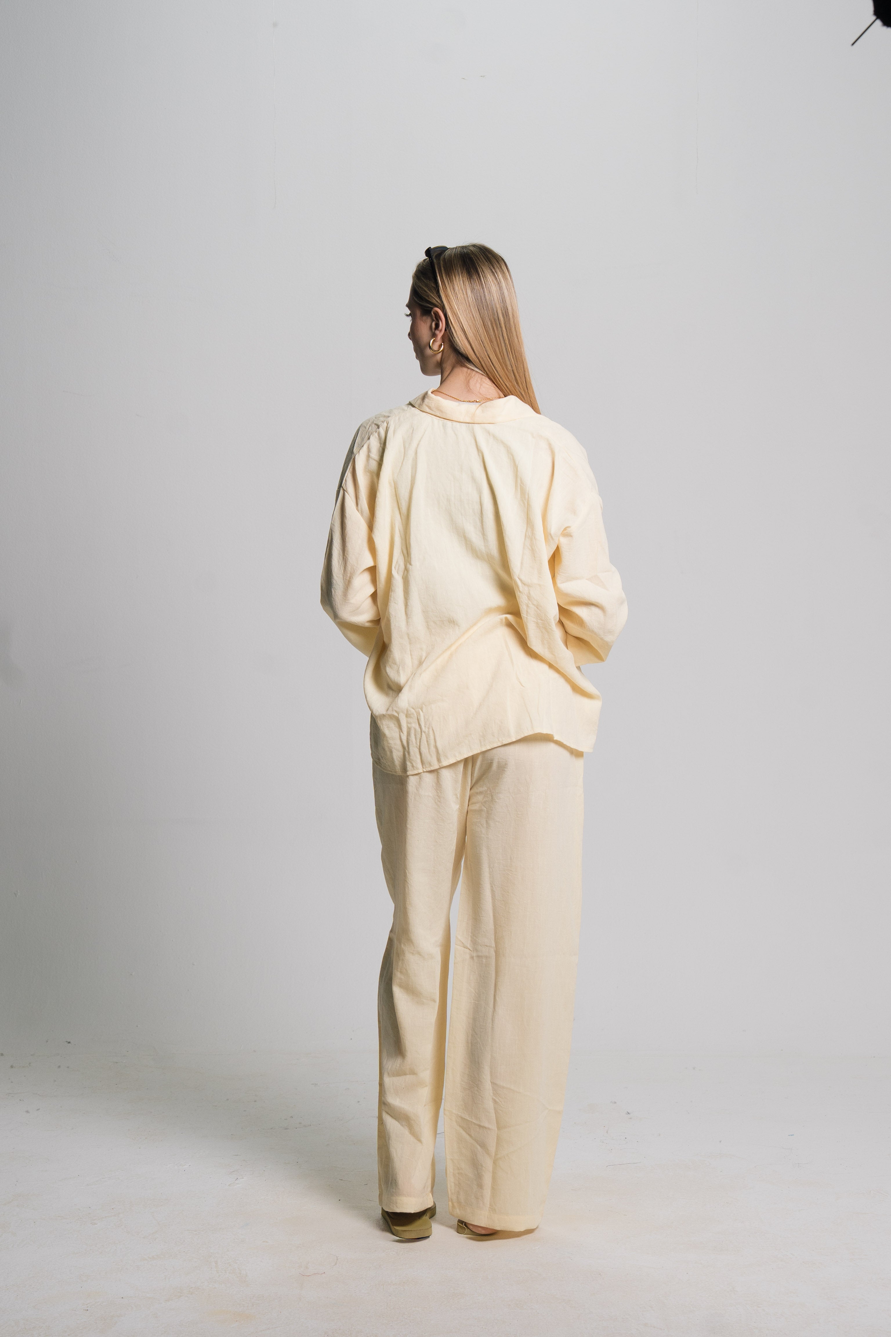 Linen Drawstring Pants