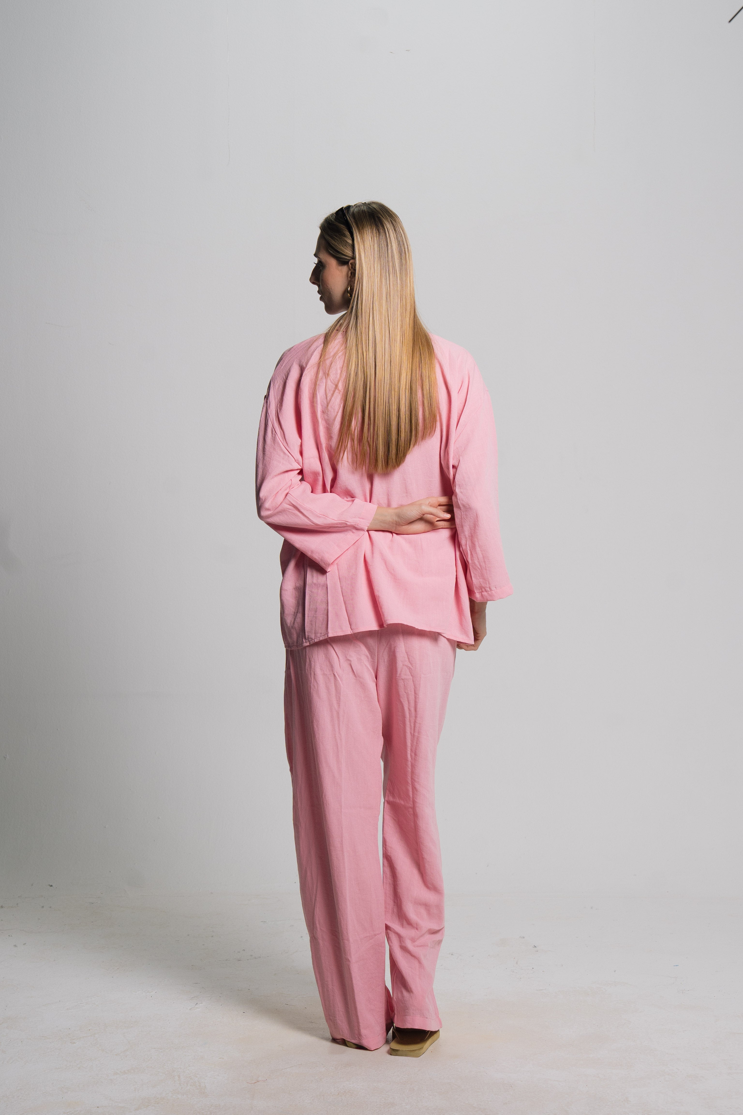 Linen Drawstring Pants