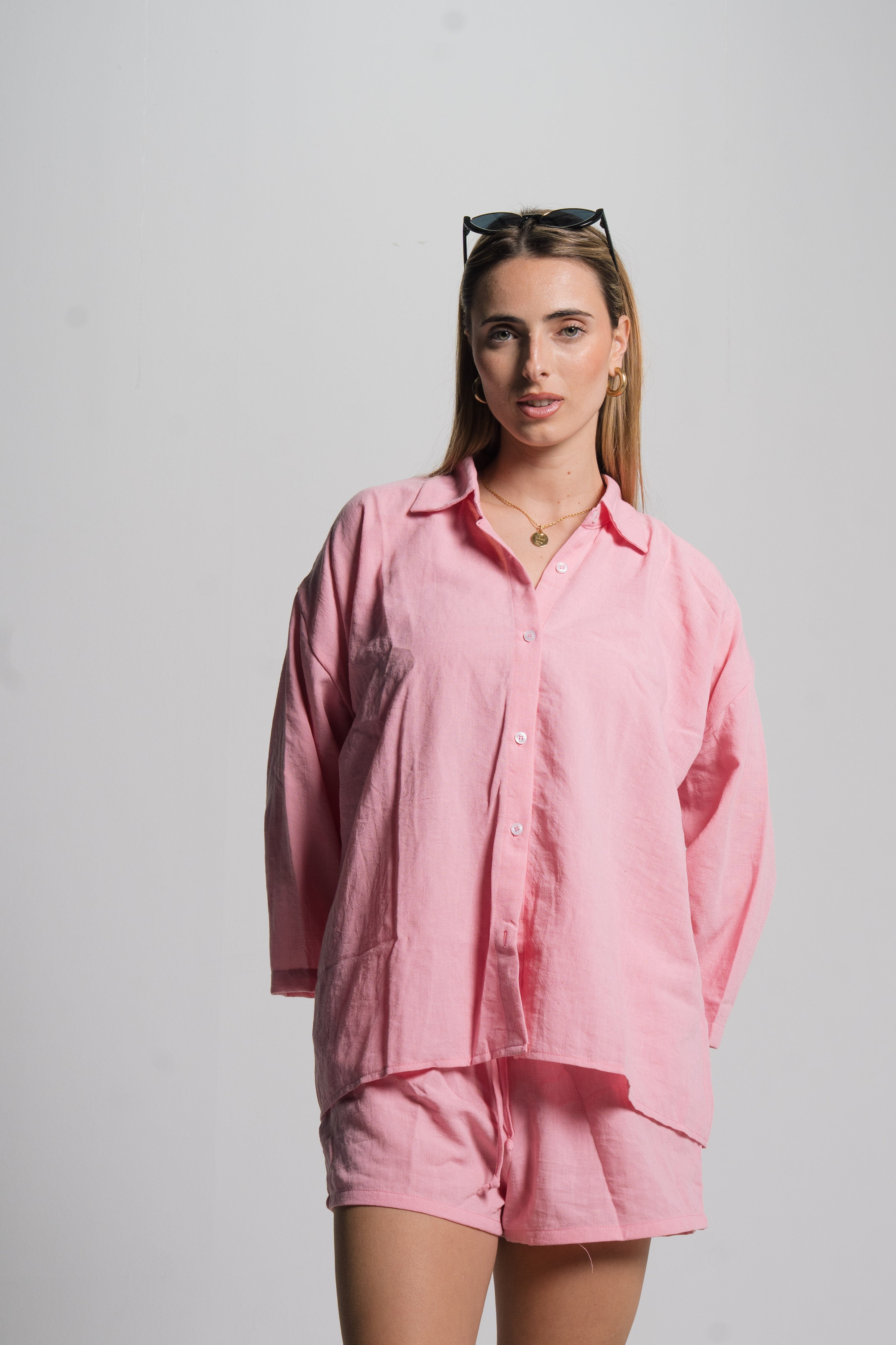 Linen Drawstring Shorts