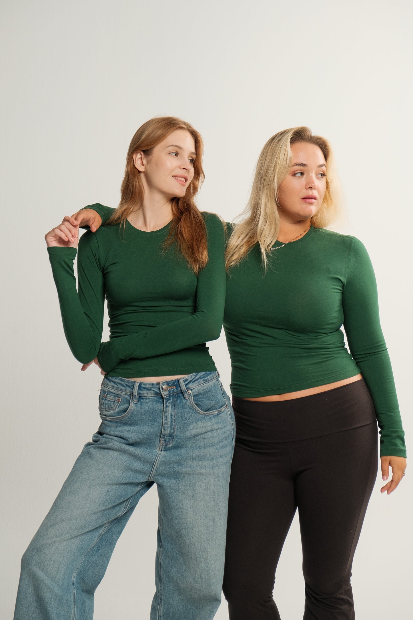 Emerald Long Sleeve Contour Top