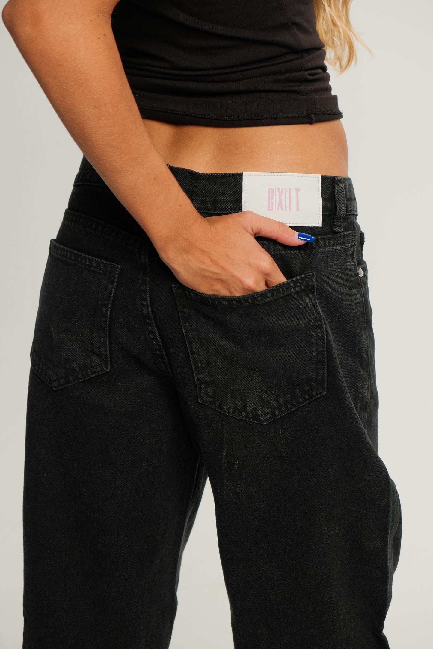 Black Classic Fit Jeans