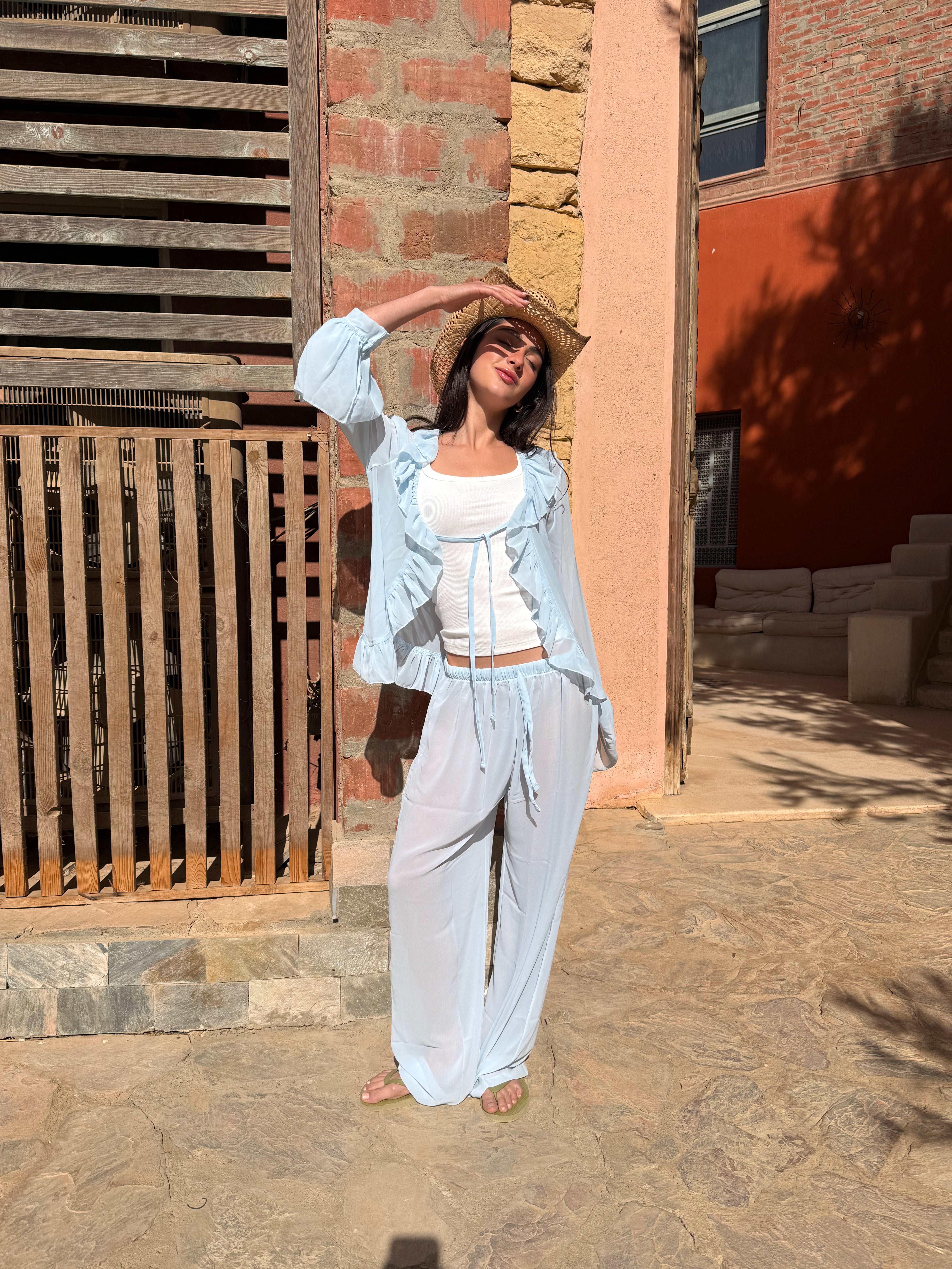 Flowy Chiffon Pants
