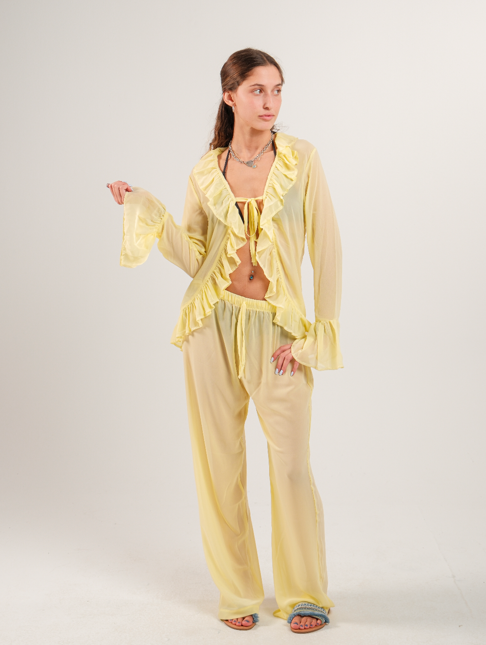 Flowy Chiffon Pants